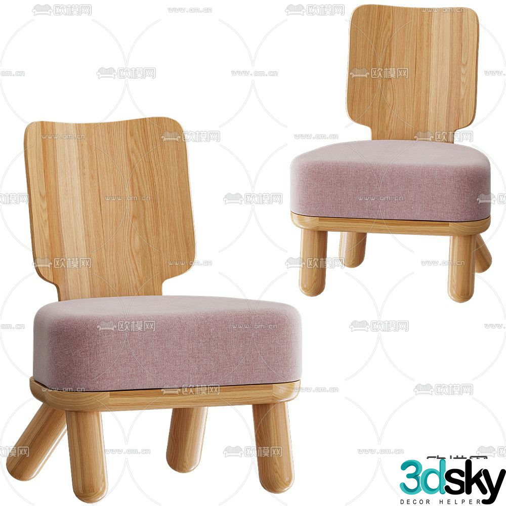 Children’s chair sofa chair 3d model