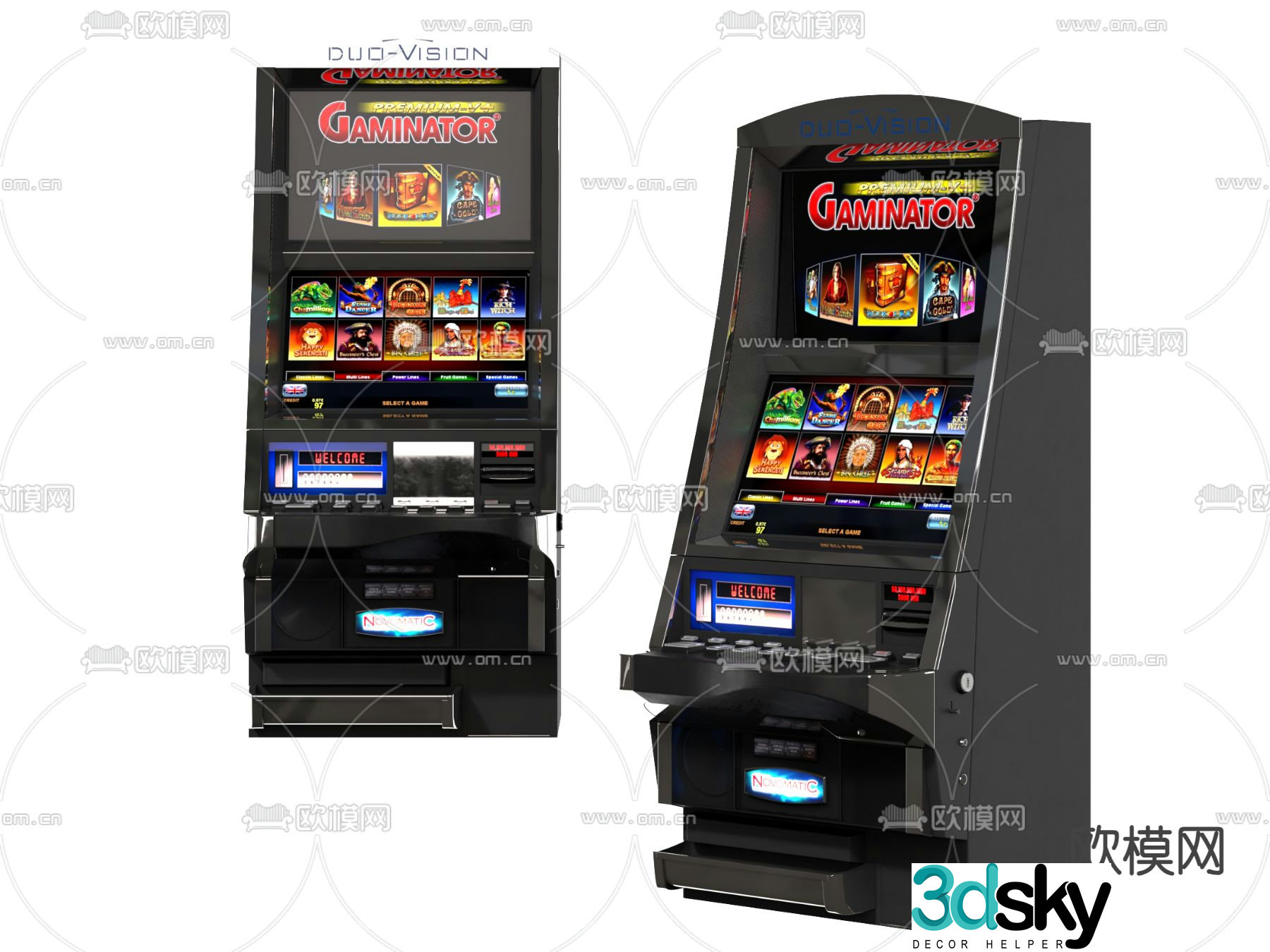 arcade game console 3d model