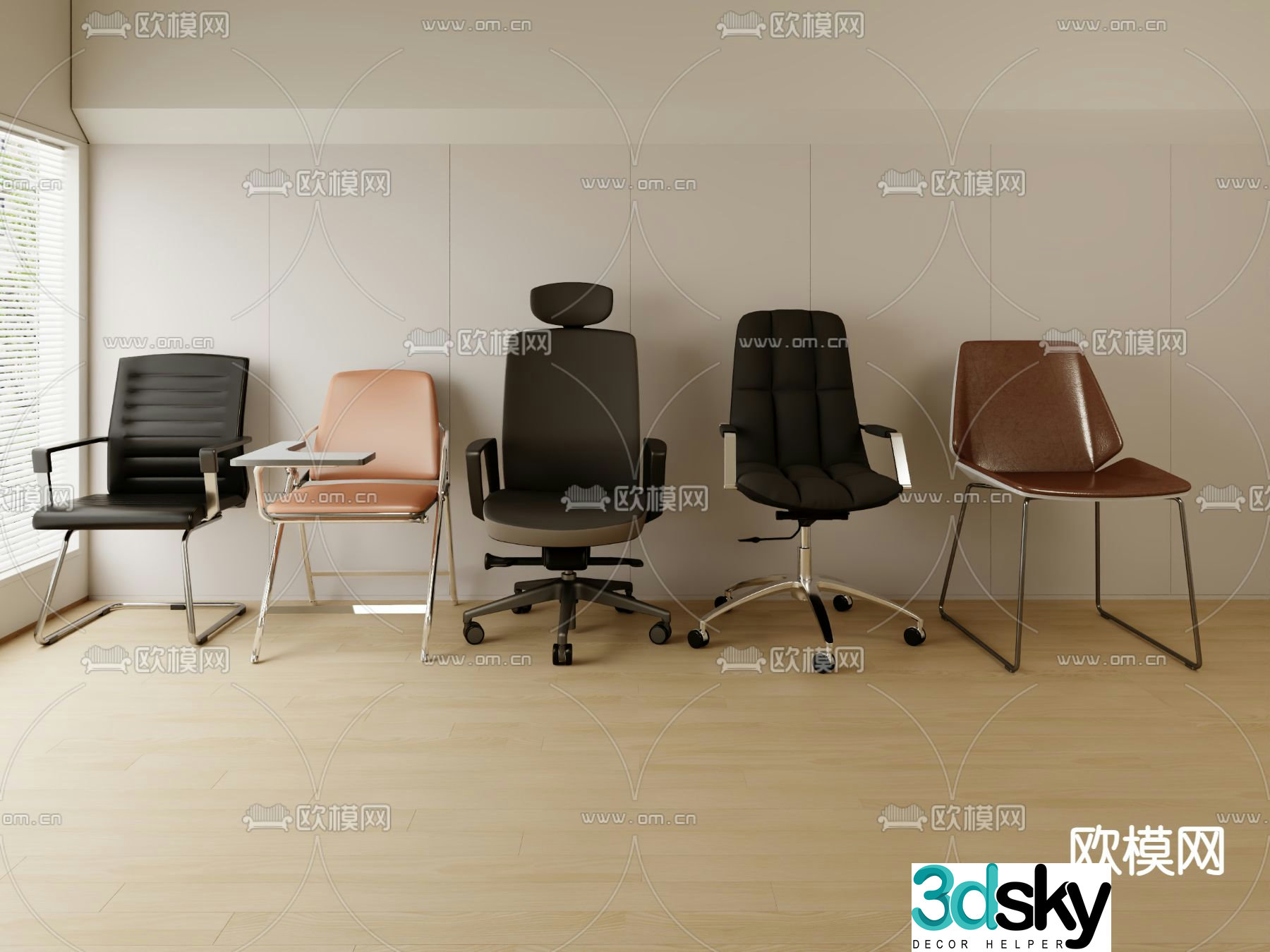 Office chair office chair conference chair executive chair 3D model