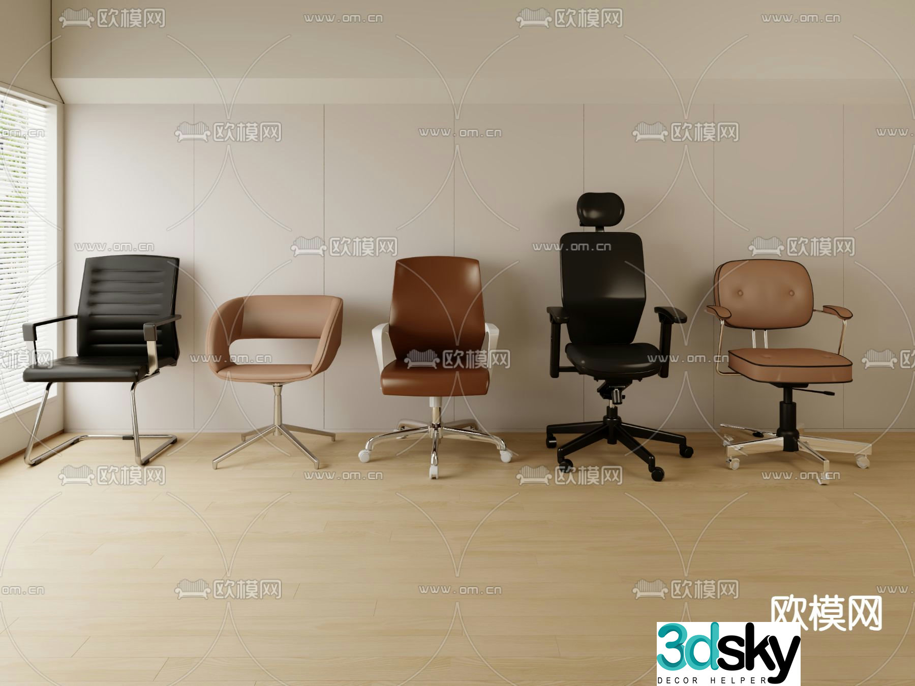 Office chair office chair conference chair 3d model