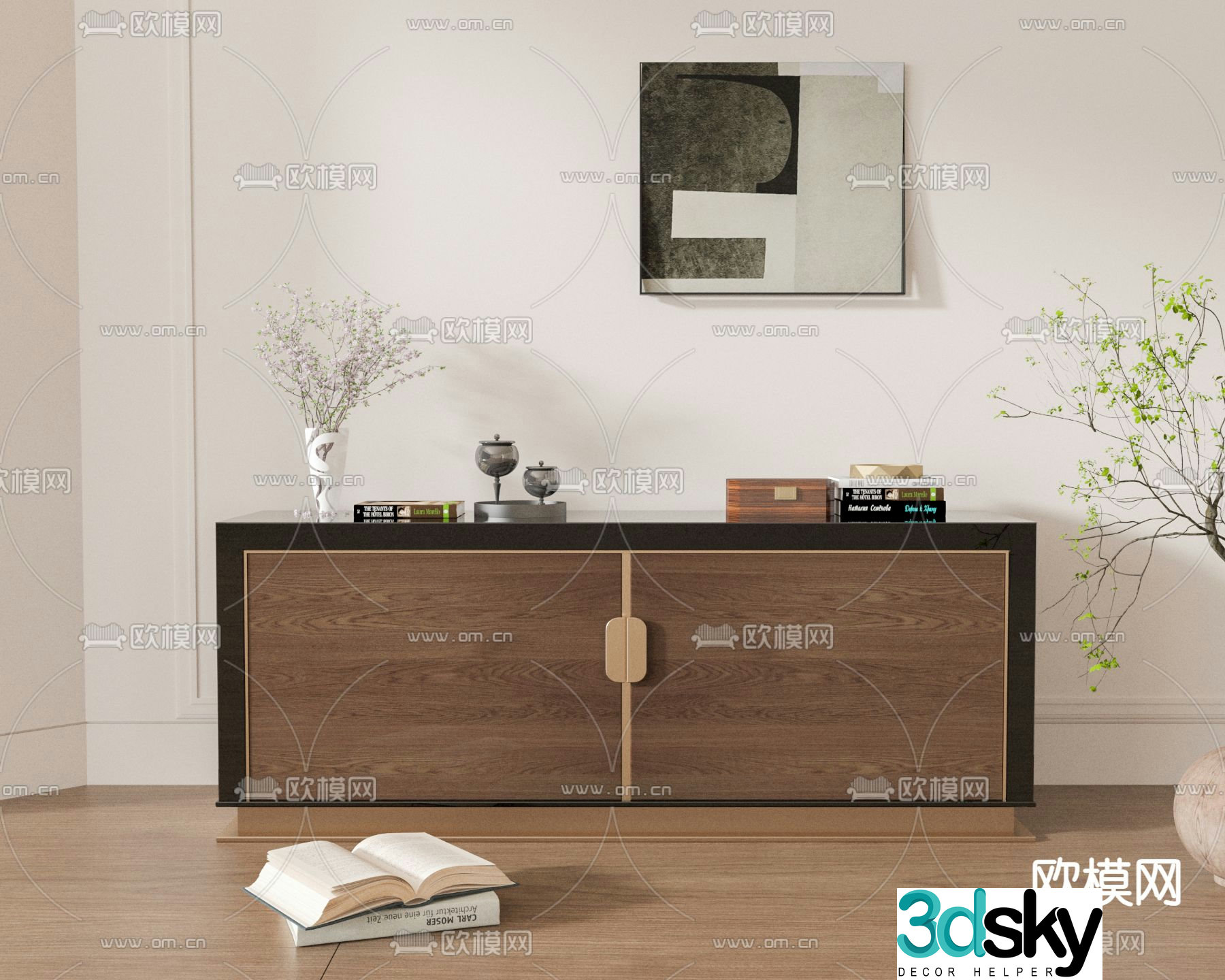 Modern TV cabinet 3d model