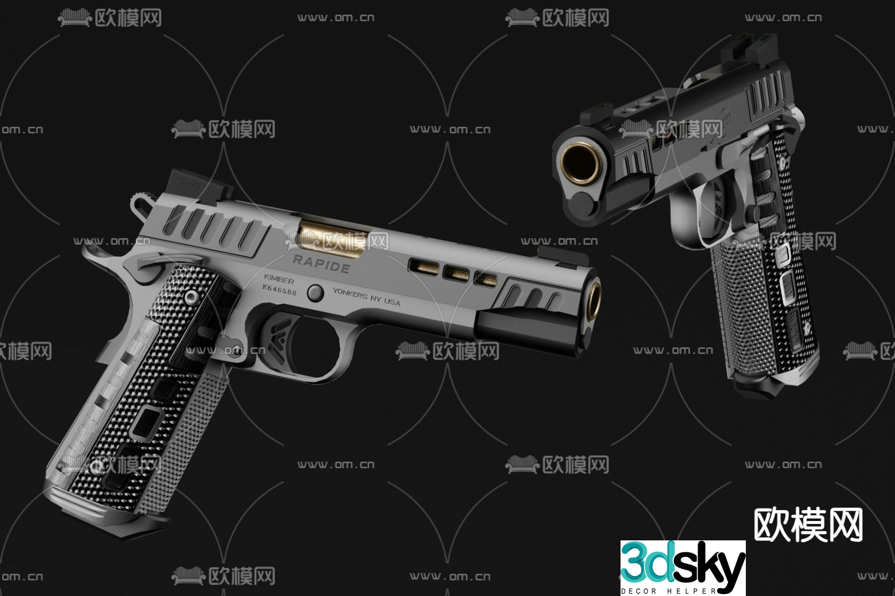 Pistol 3d model