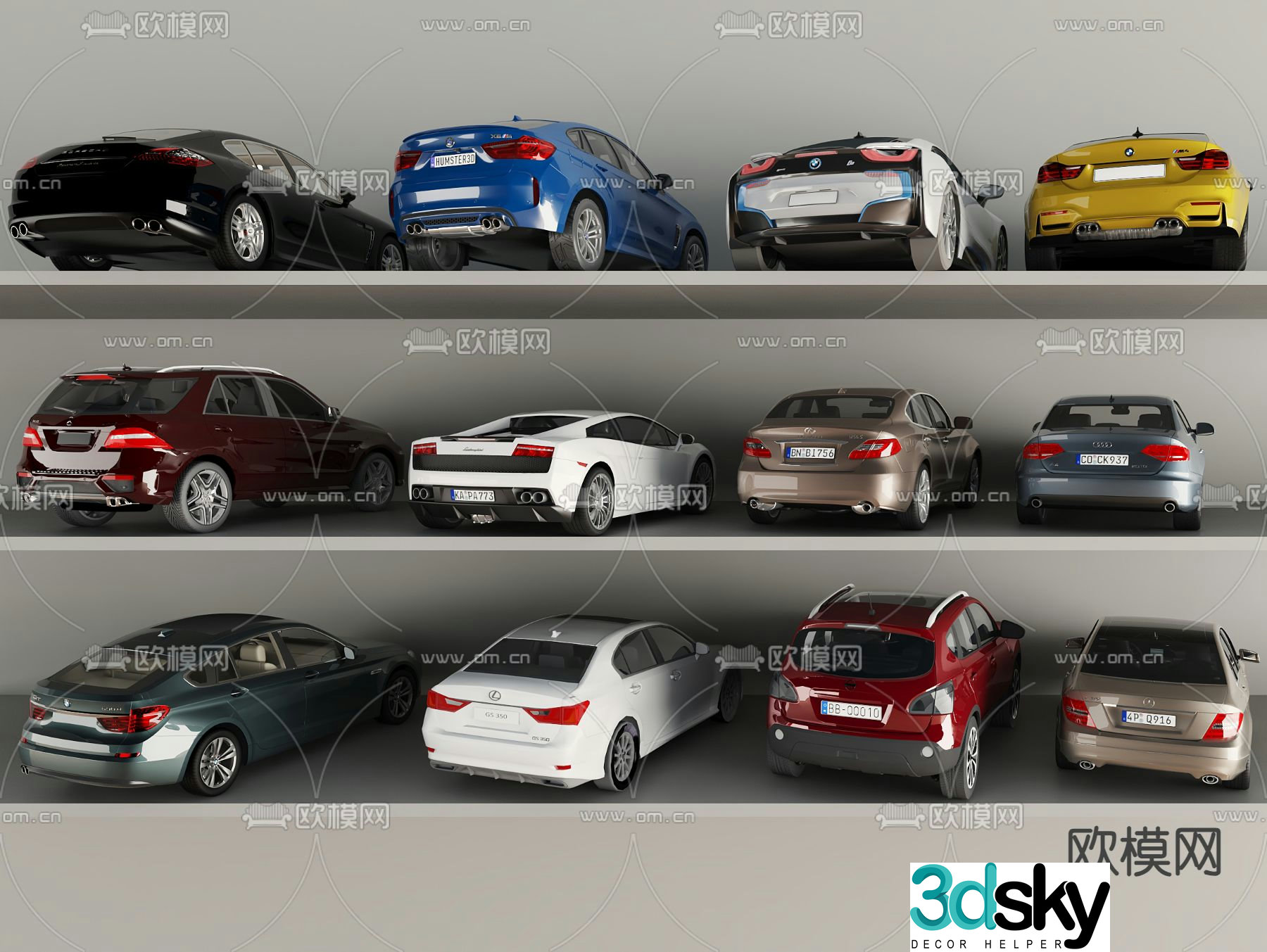 car sports car 3d model