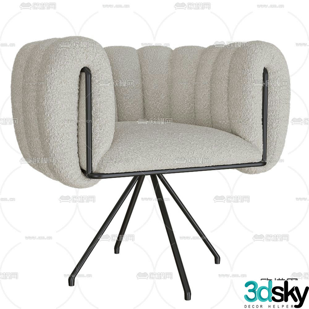 DIZA leisure chair 3d model