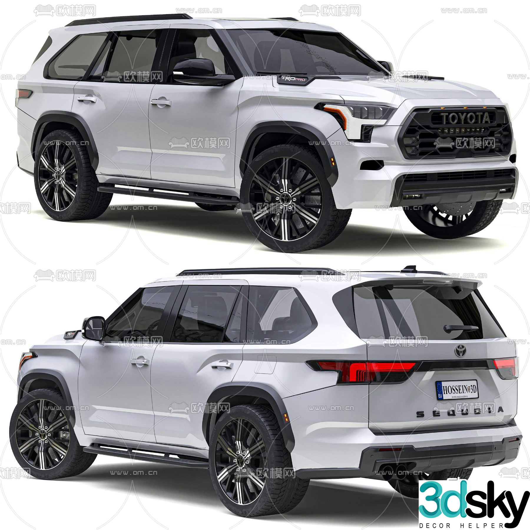 toyota off road vehicle 3d model