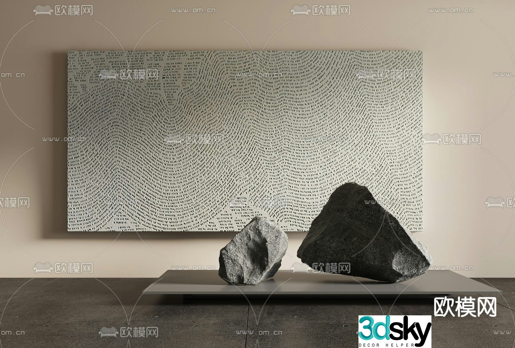 Rockery Sculpture Stone Sculpture Stone Sculpture 3D Model