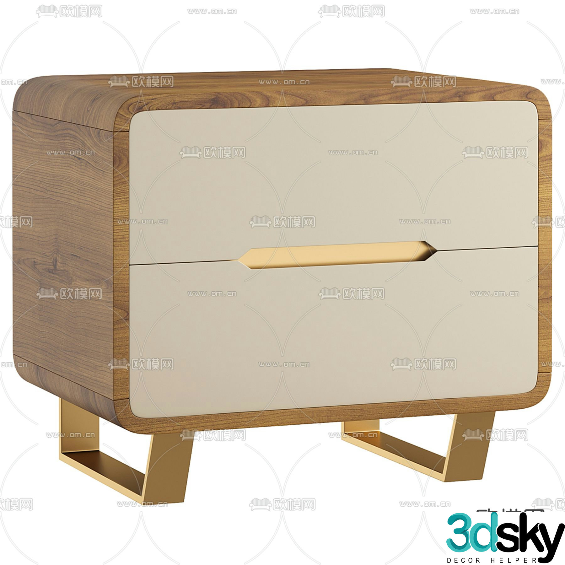 bedside table 3d model