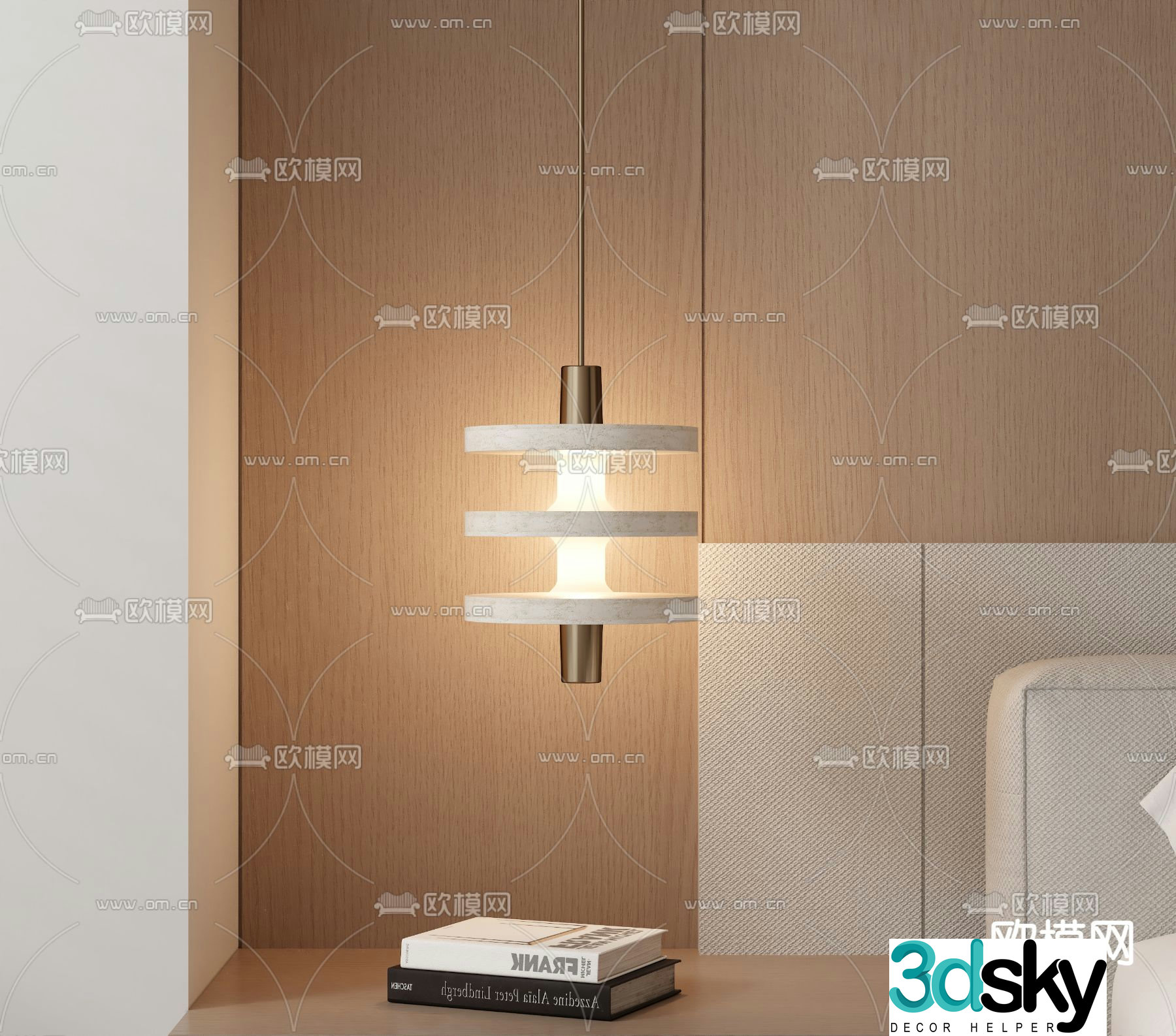 Fashion small chandelier 3d model