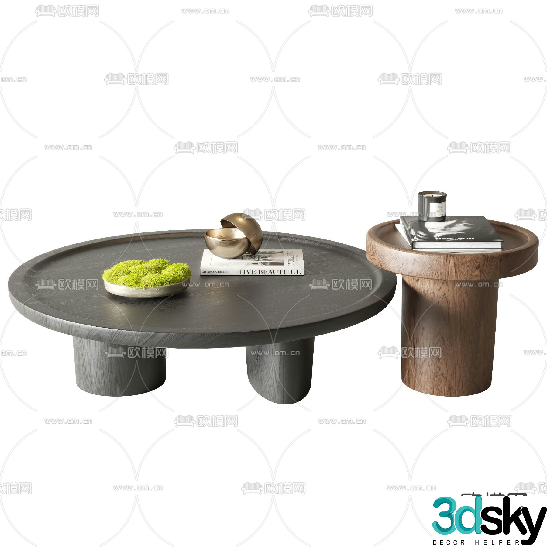 3D model of mother-in-law coffee table