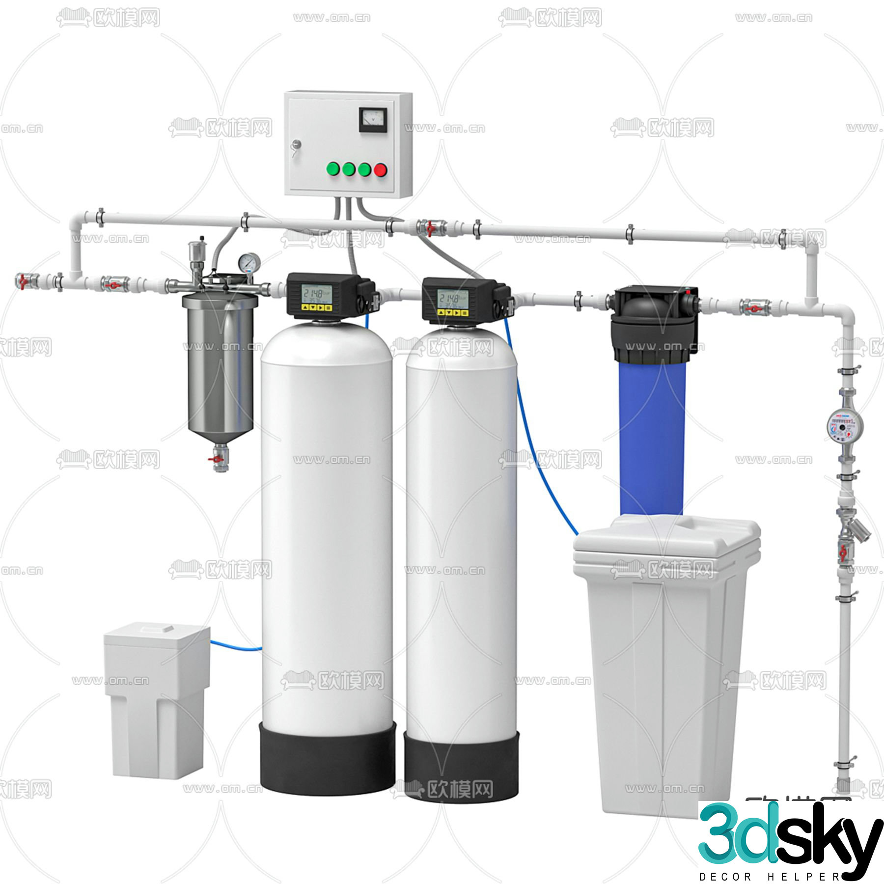 water purifier purifier water pump 3d model