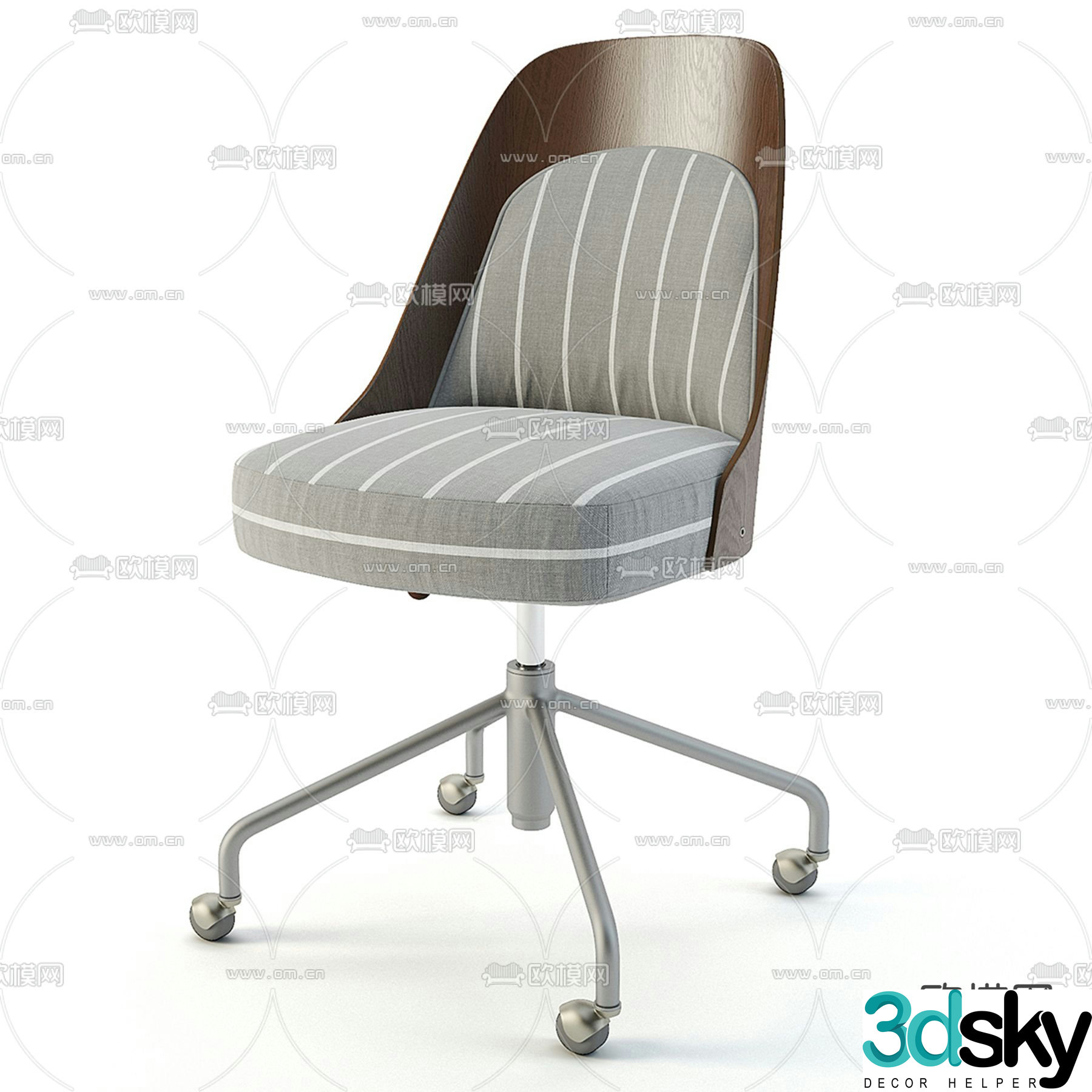 Office chair staff chair shift chair 3d model