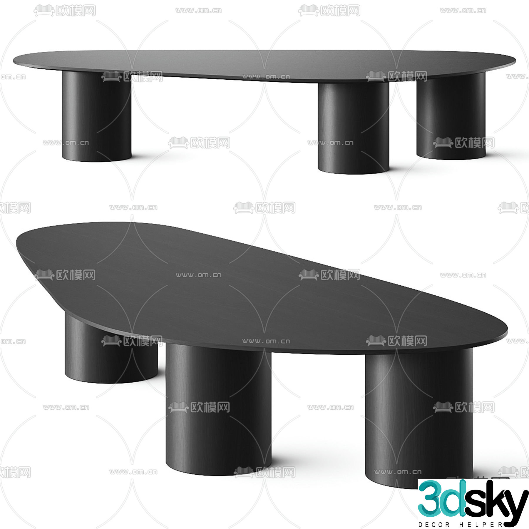 3D model of special dining table