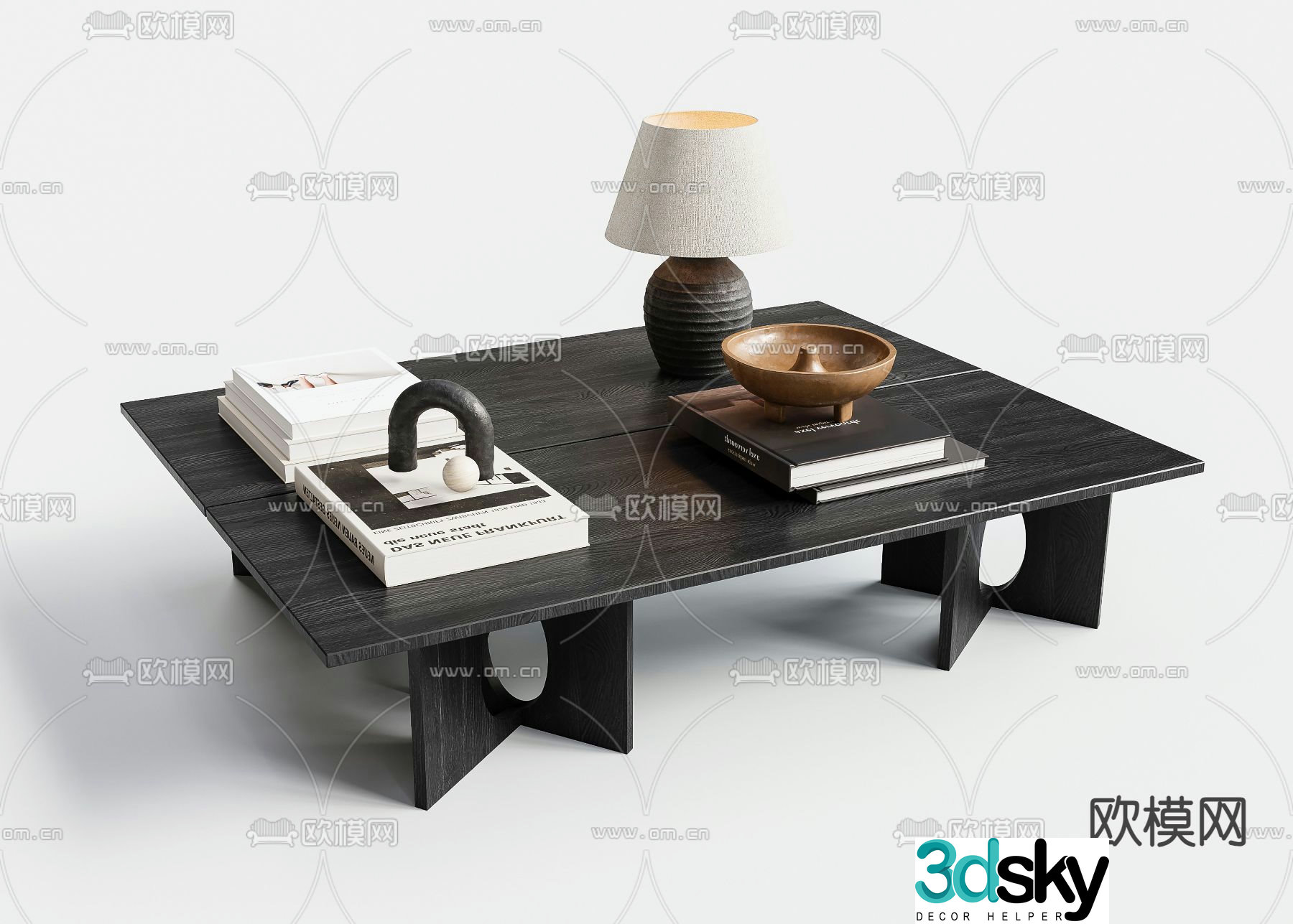 Wabi-sabi coffee table 3d model