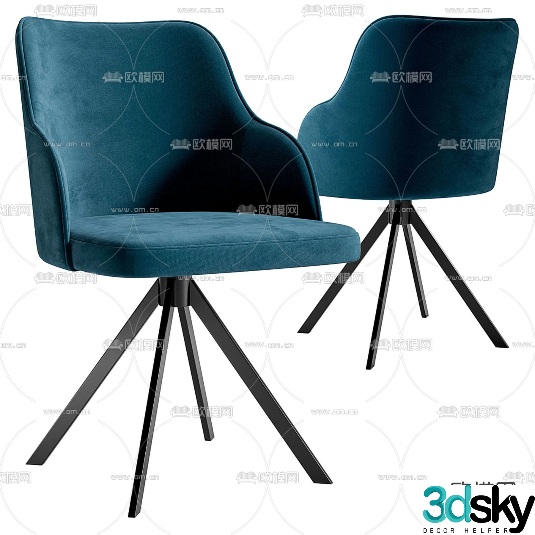 Office chair conference chair 3d model