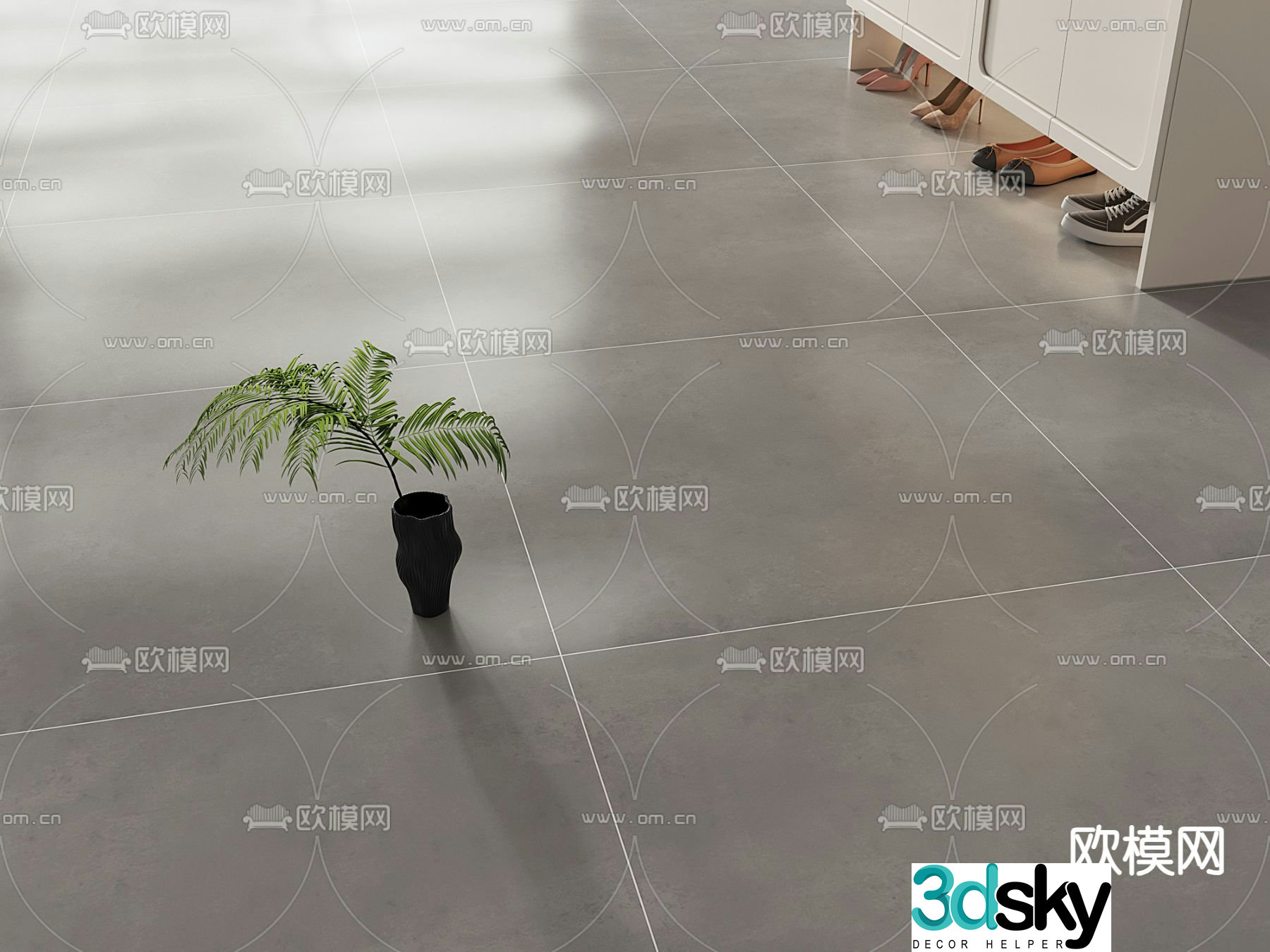 Antique tiles and floor tiles Floor tiles Ceramic tiles 3d model