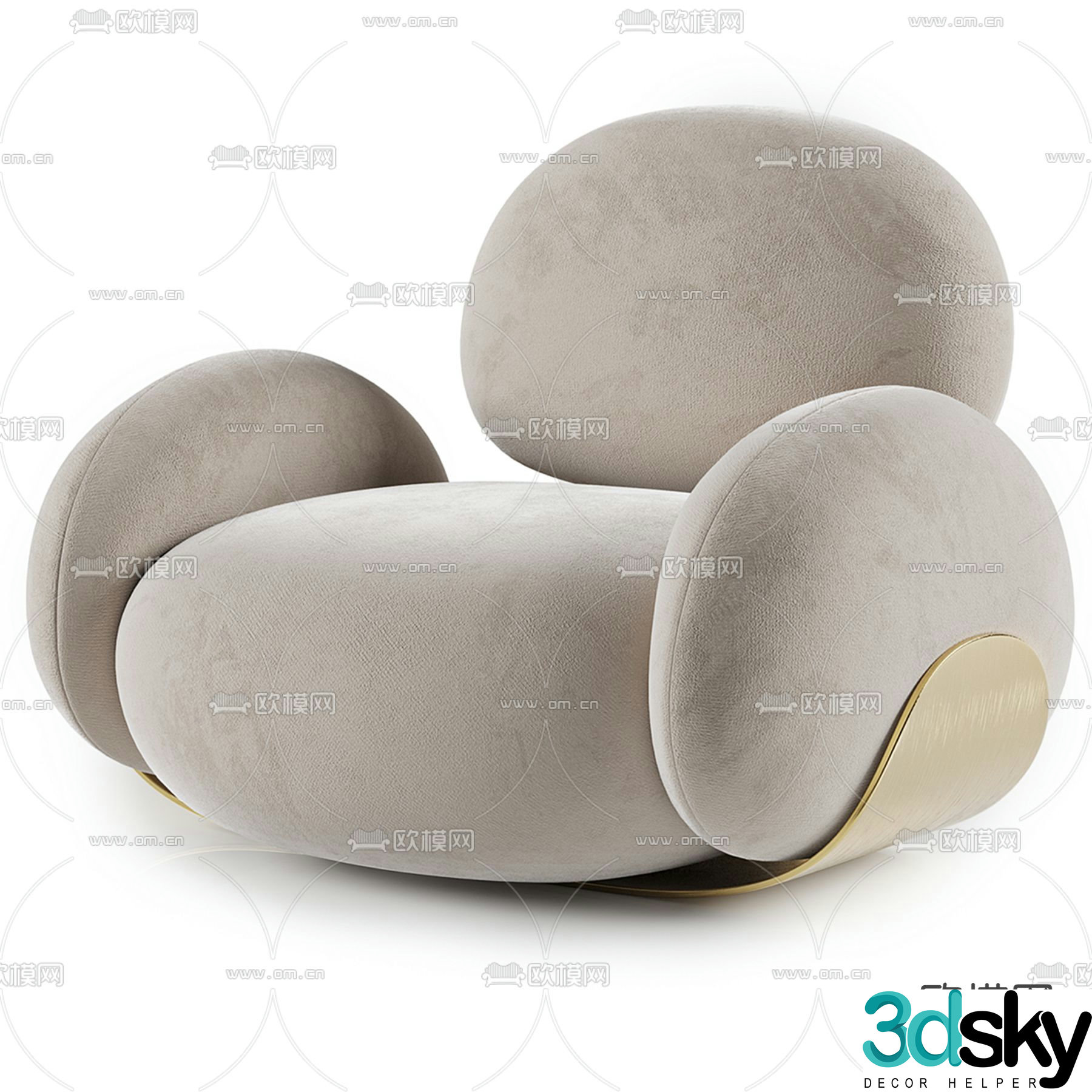 Leisure sofa 3d model