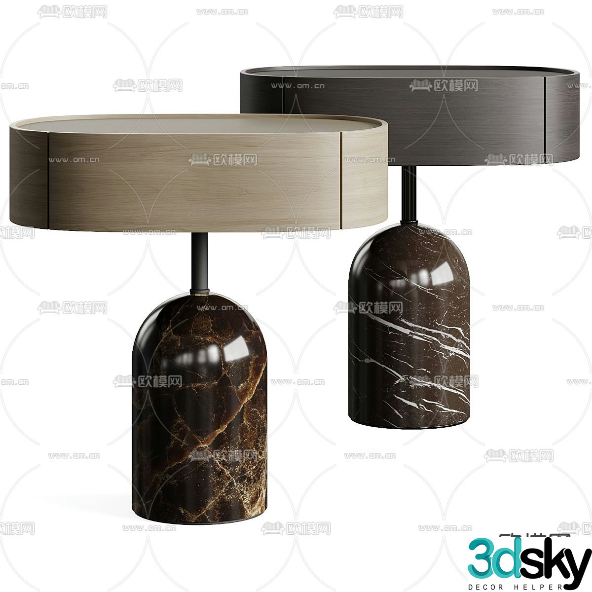 Porada Ekero bedside table 3d model