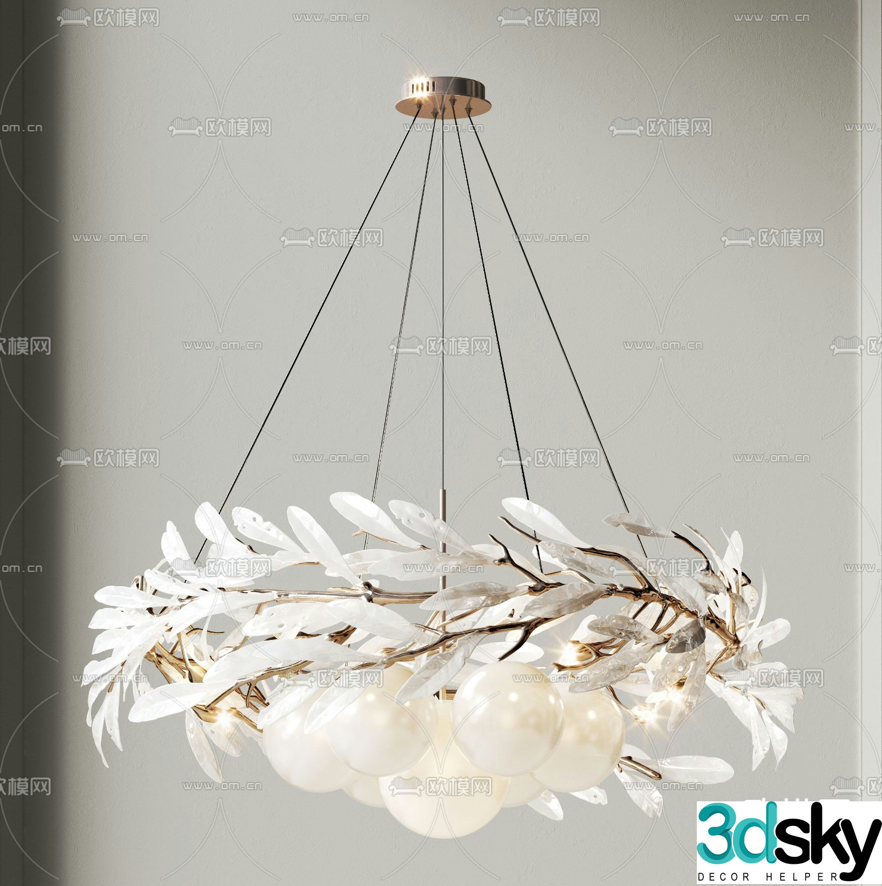 Chandelier Hall Chandelier 3d Model