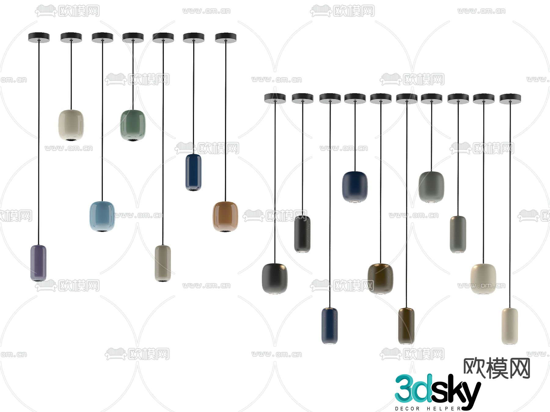 Creative chandelier 3d model