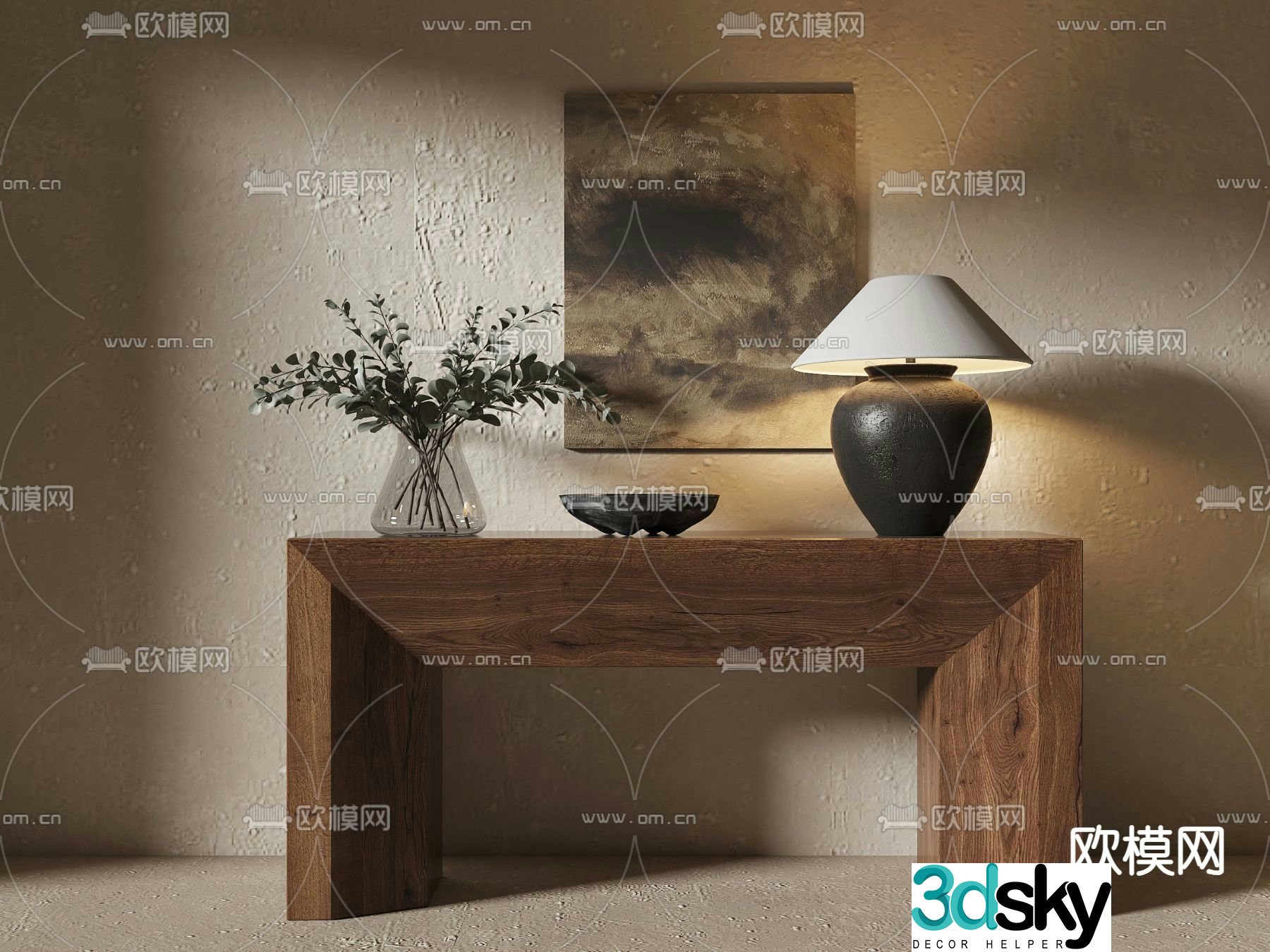 Wabi-sabi Danjingdai 3D model