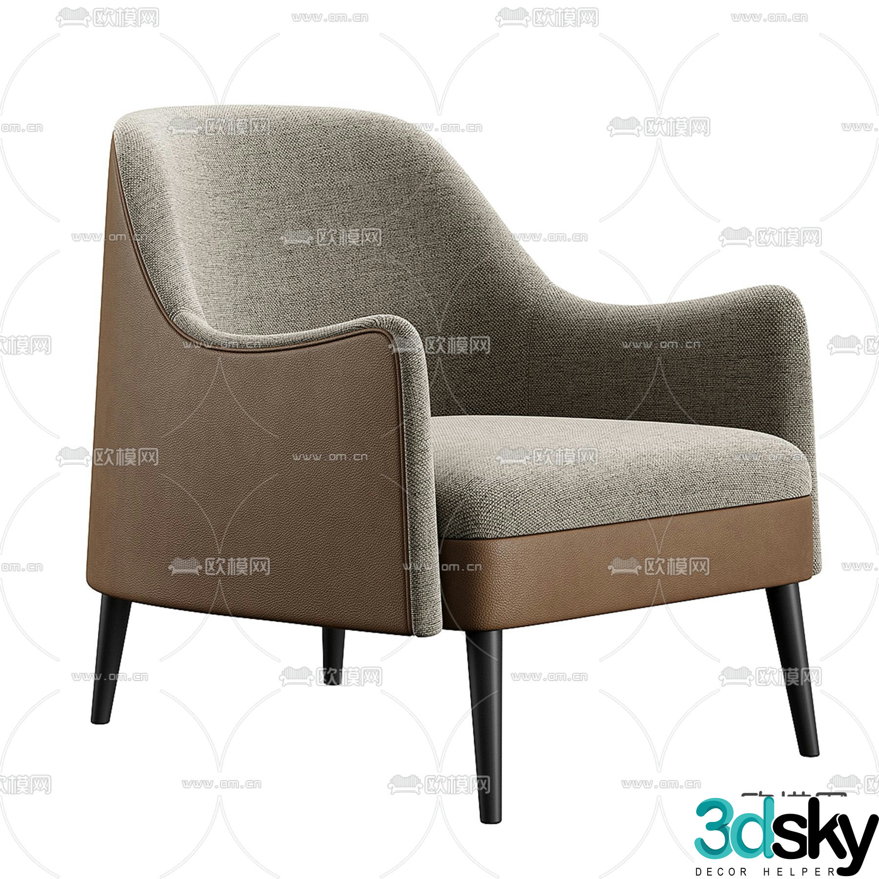 chair leisure chair 3d model