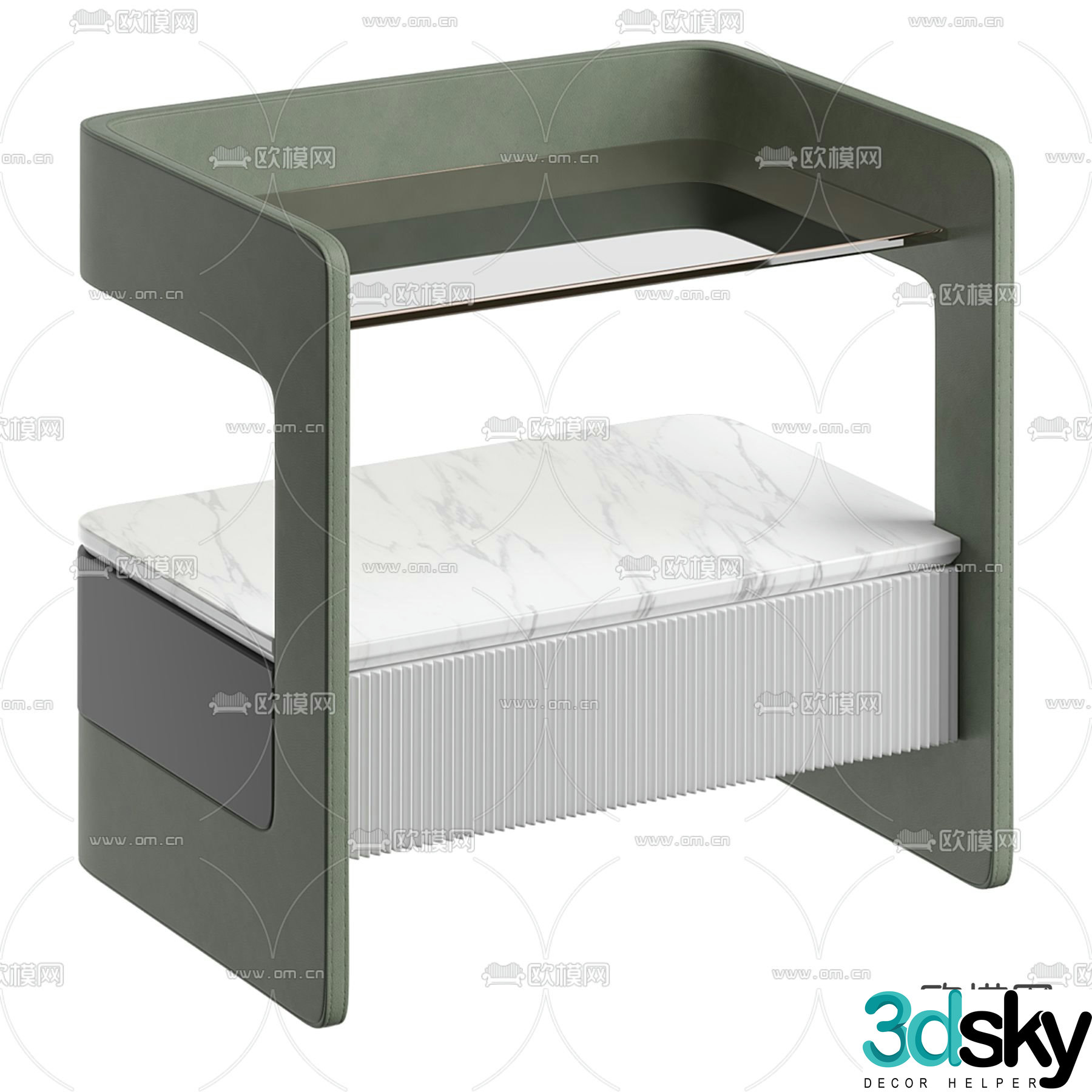 bedside table 3d model
