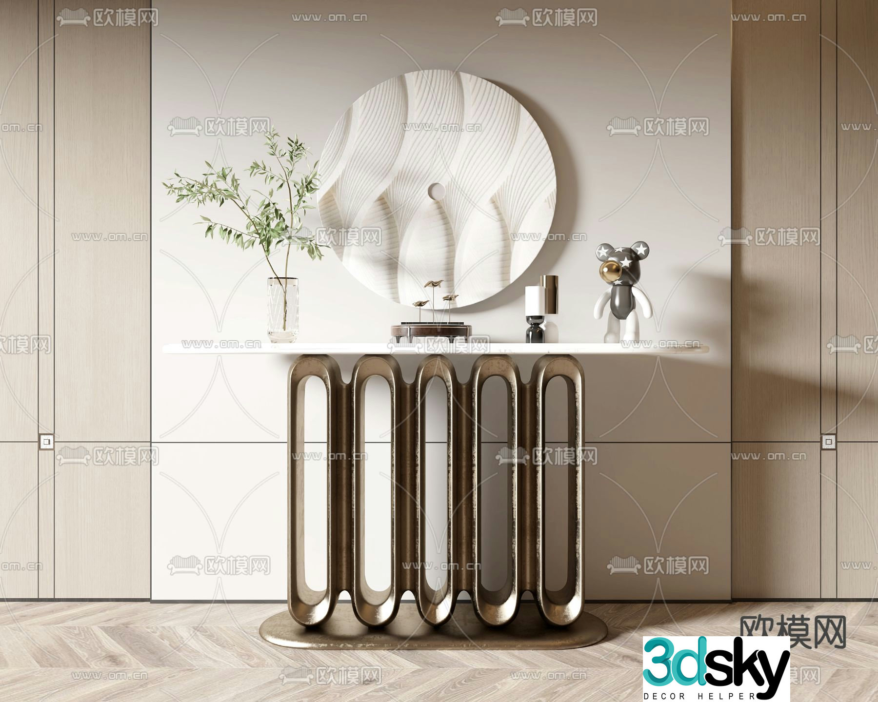 Modern Duanjingdai 3D model