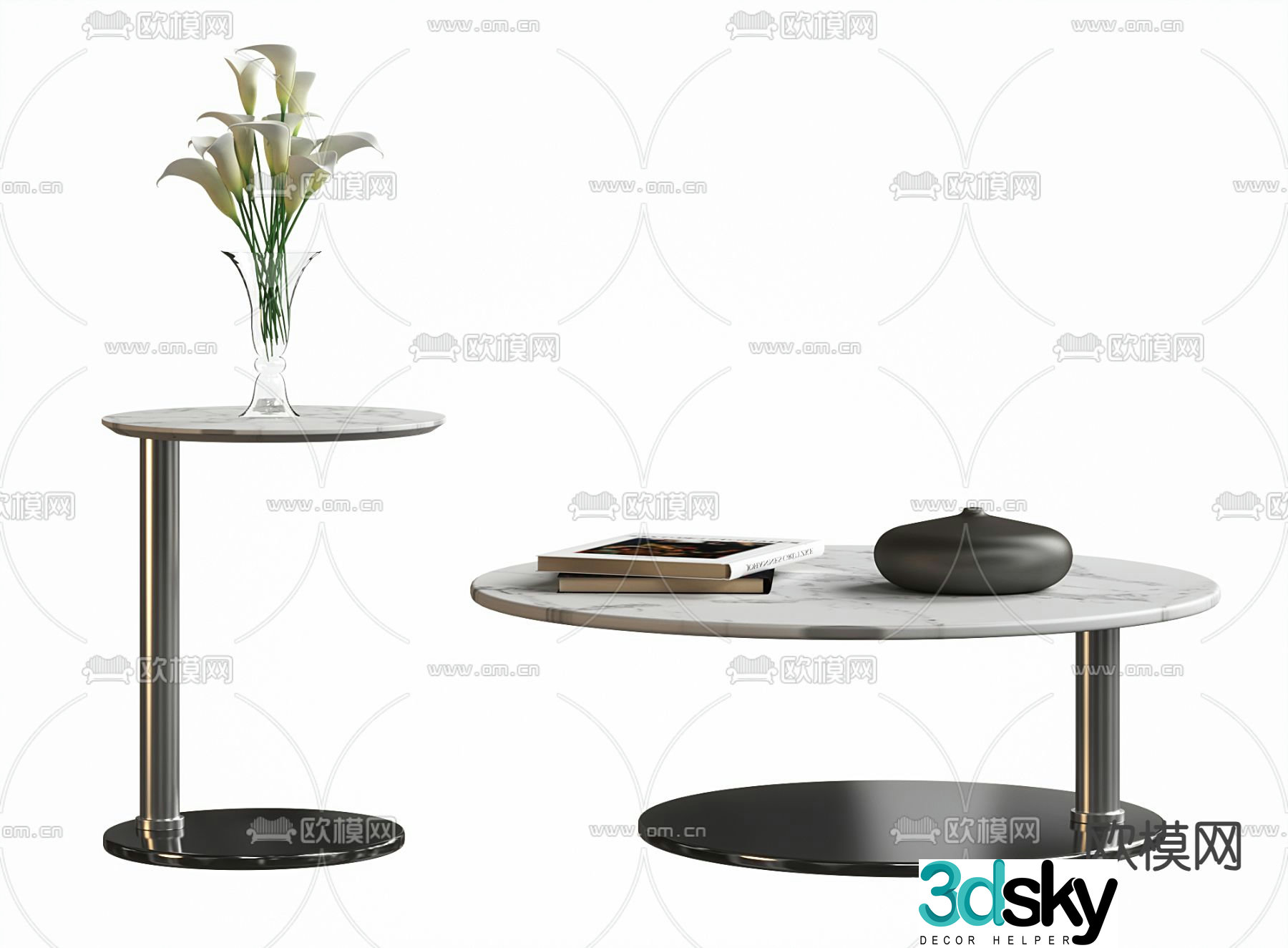 3D model of mother-in-law coffee table
