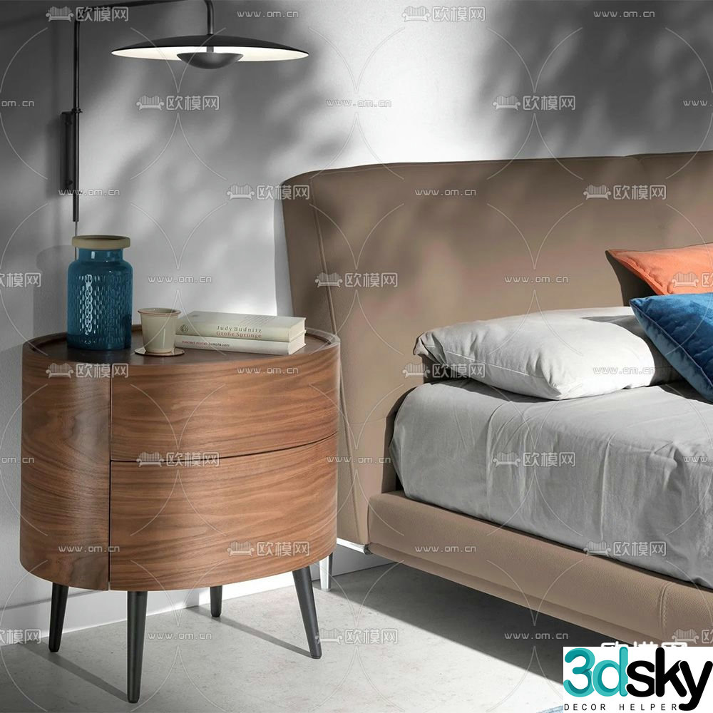 Angel Cerda bedside table 3d model