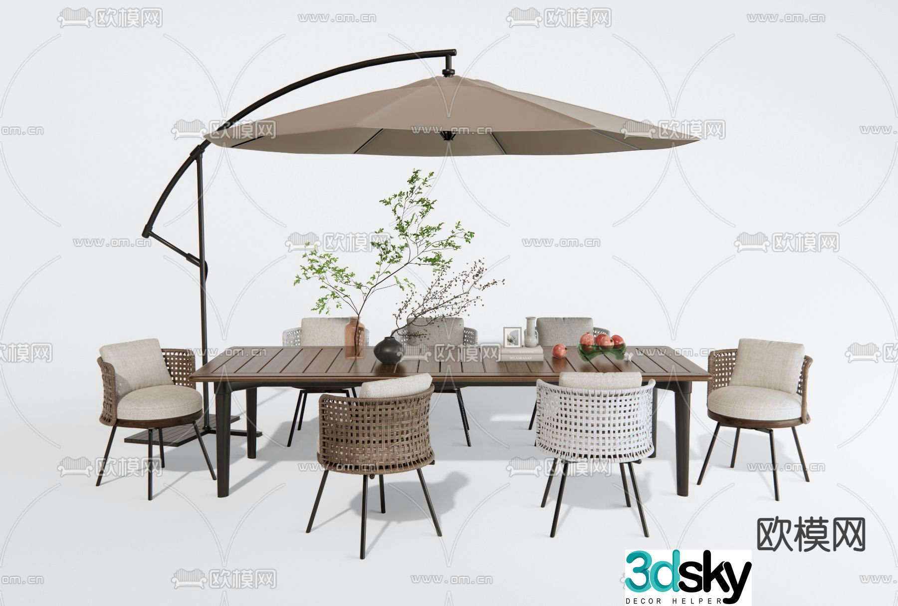 Outdoor tables and chairs camping tables and chairs 3d model
