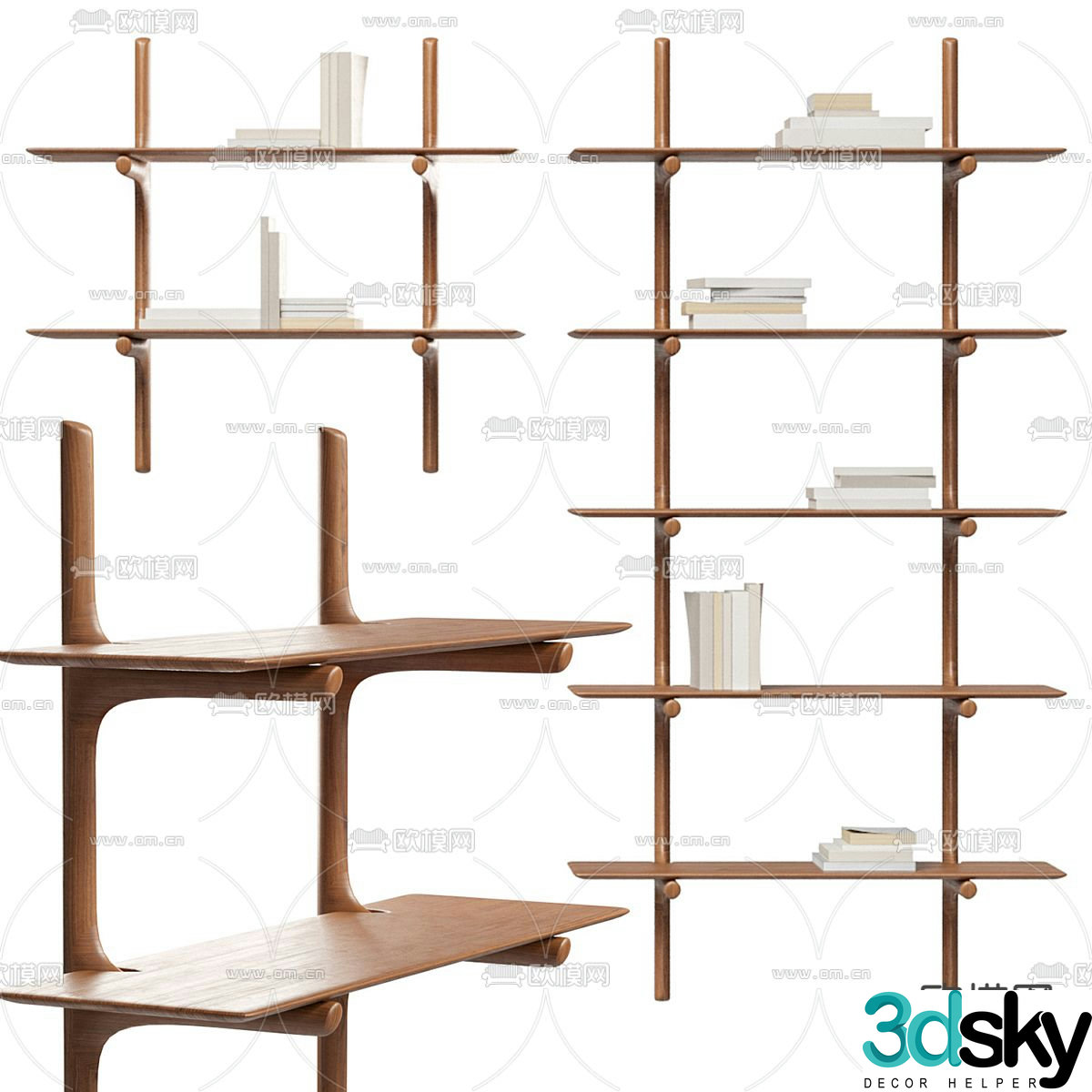Decorative rack 3d model