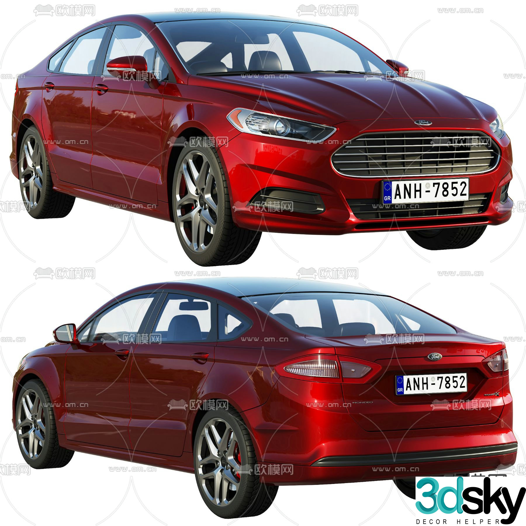Ford car 3d model