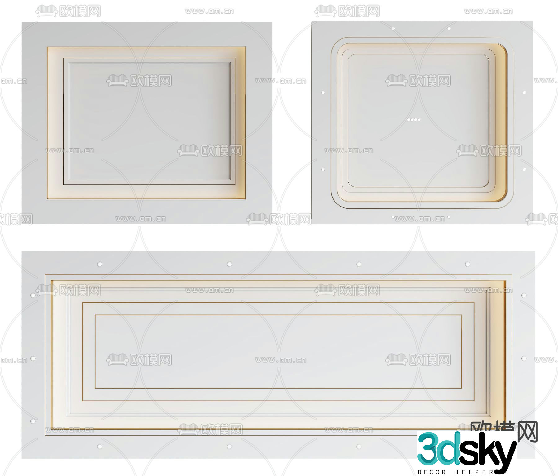Body light ceiling shape ceiling stacked ceiling 3D model