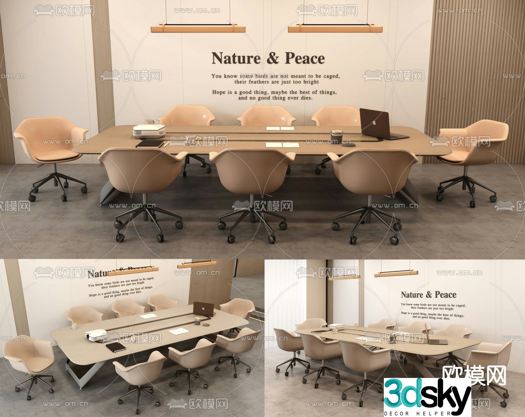 conference table conference table 3d model