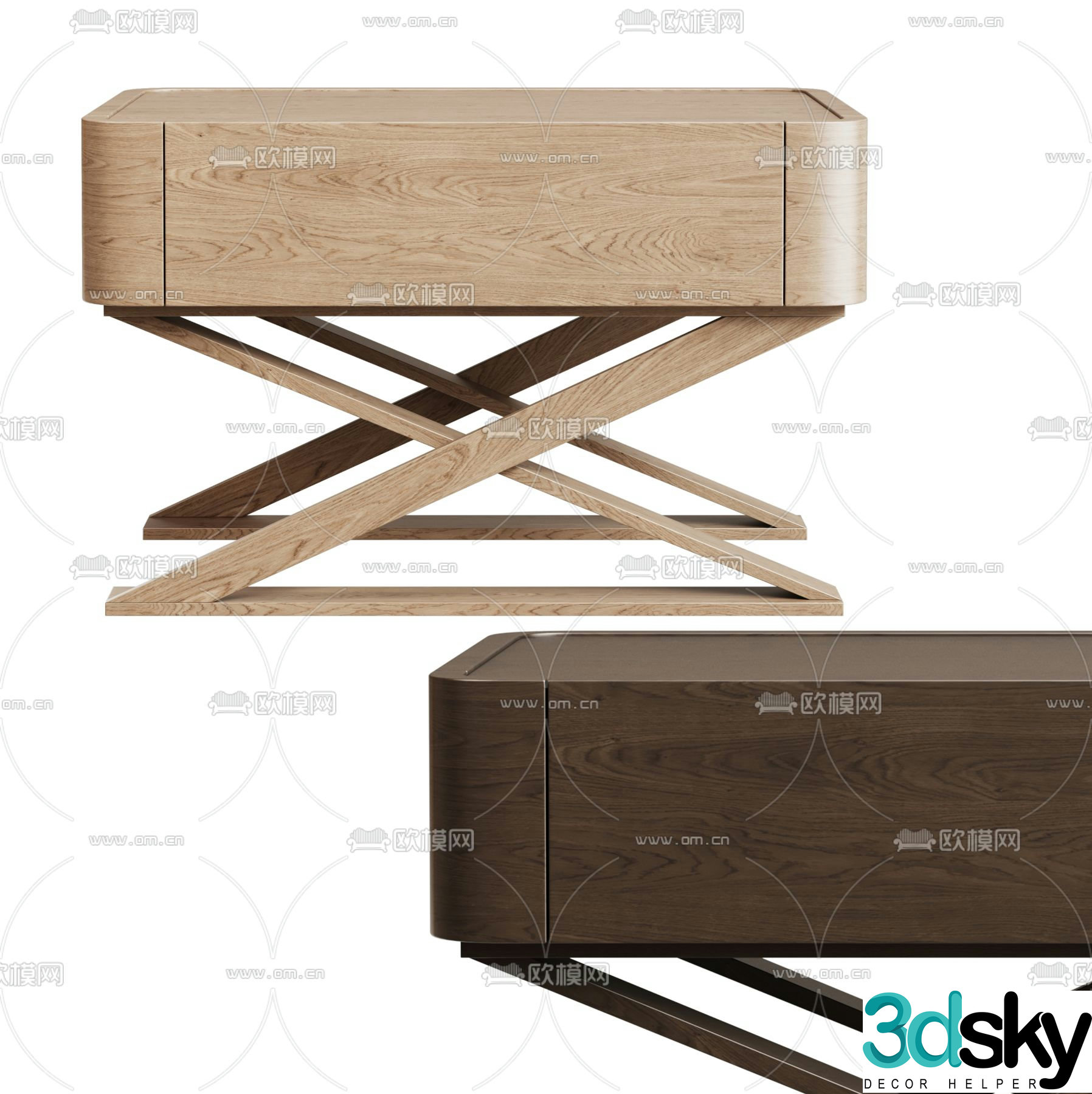AnaRoque bedside table 3d model