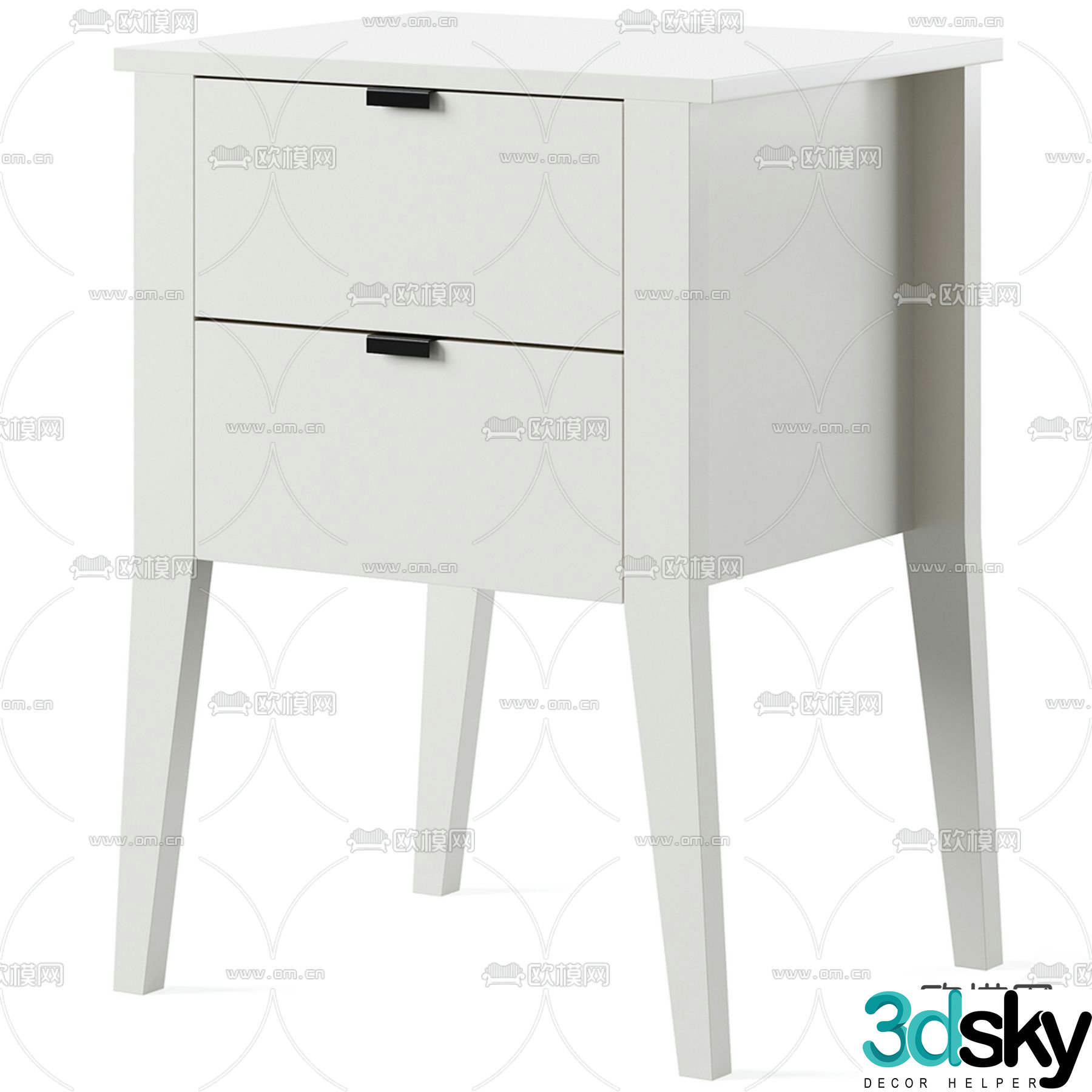 bedside table 3d model