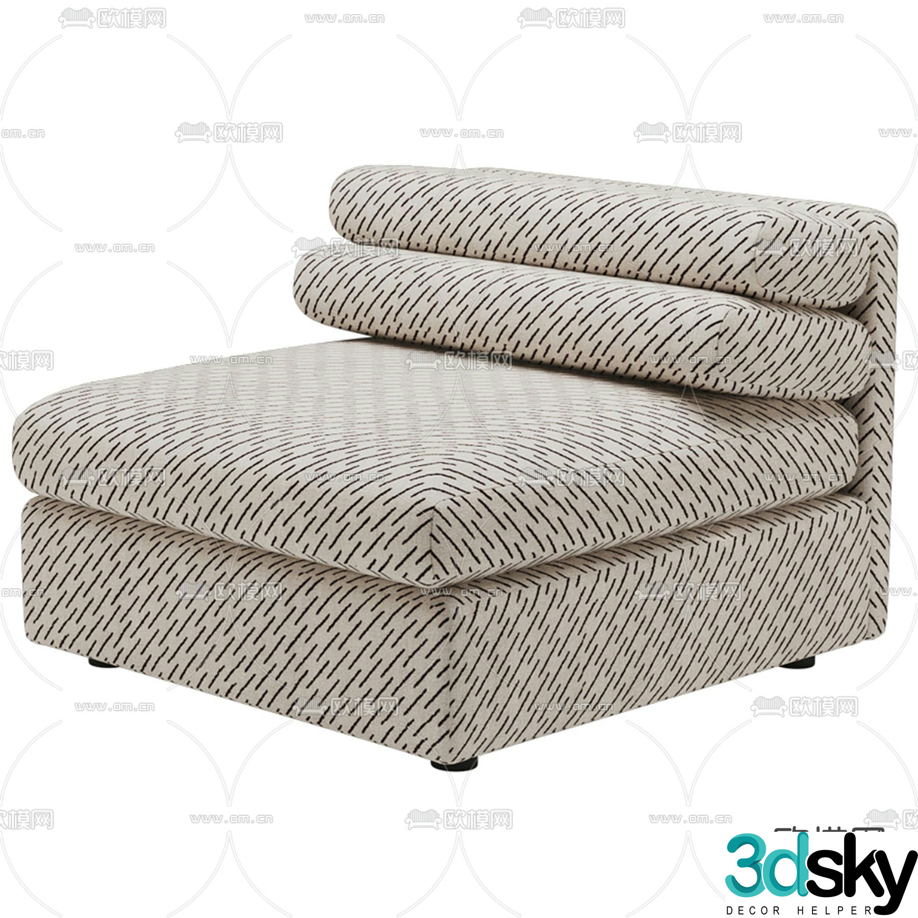 Leisure sofa 3d model