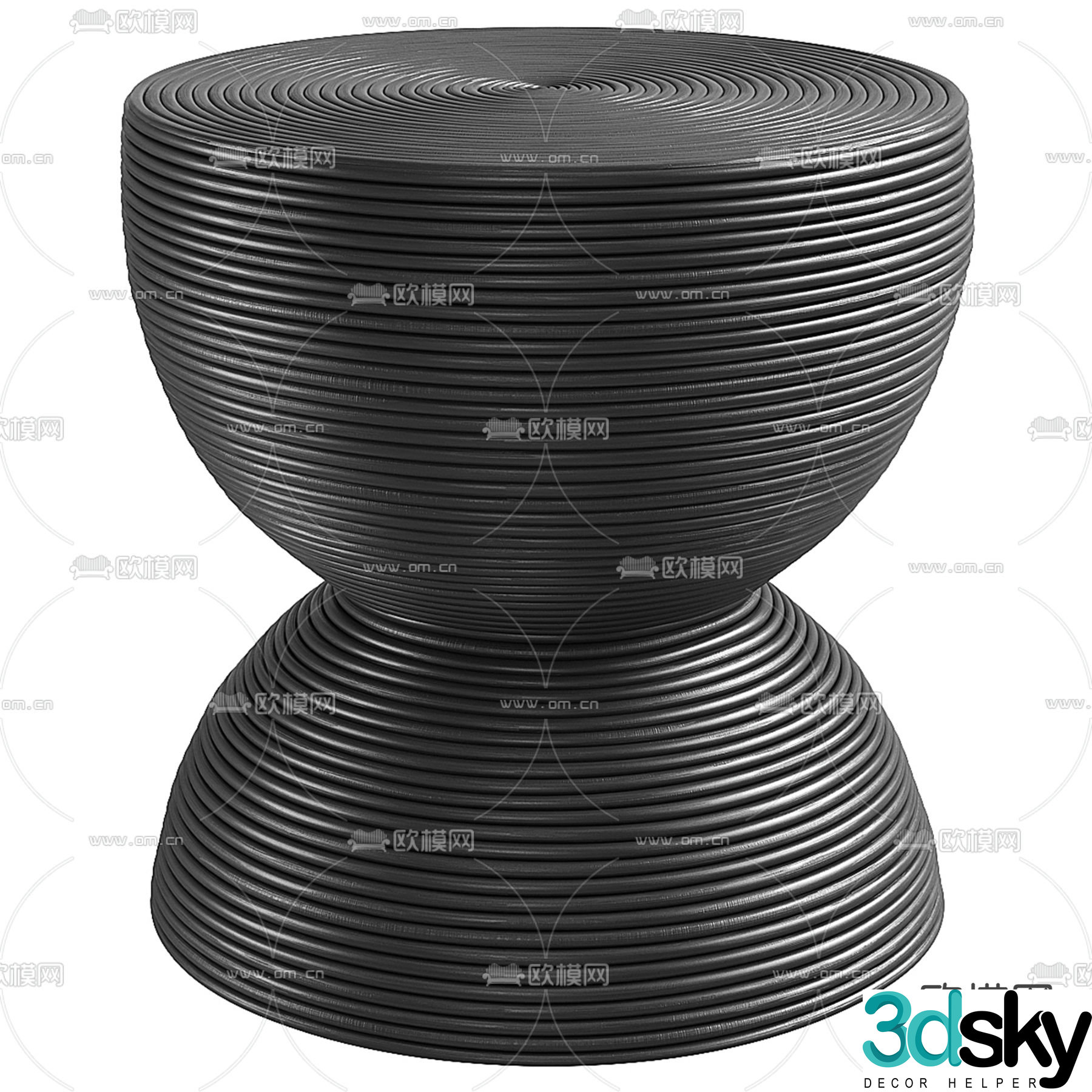 Italy MEZZO round table side table corner table 3D model