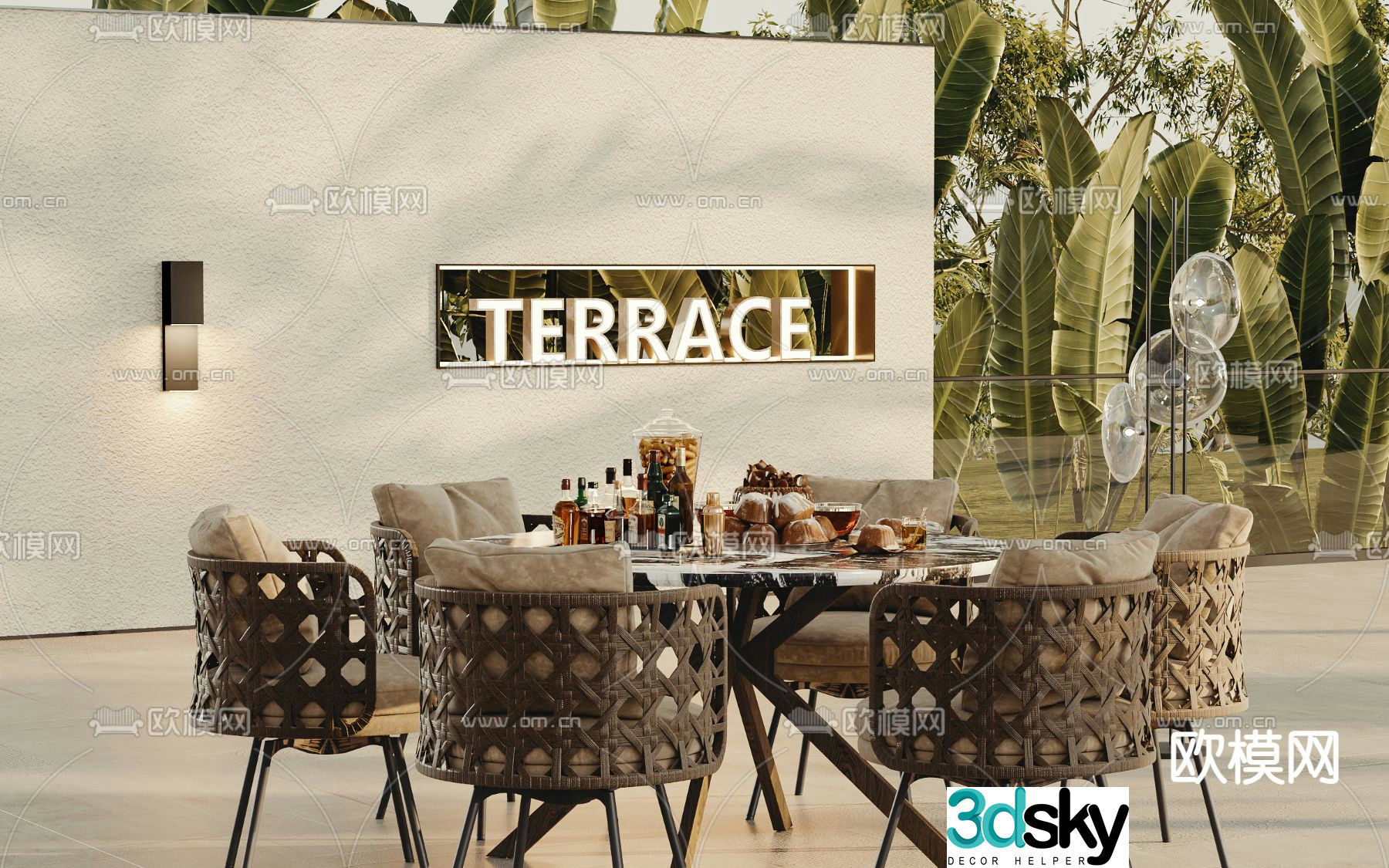 Outdoor tables and chairs camping tables and chairs 3d model