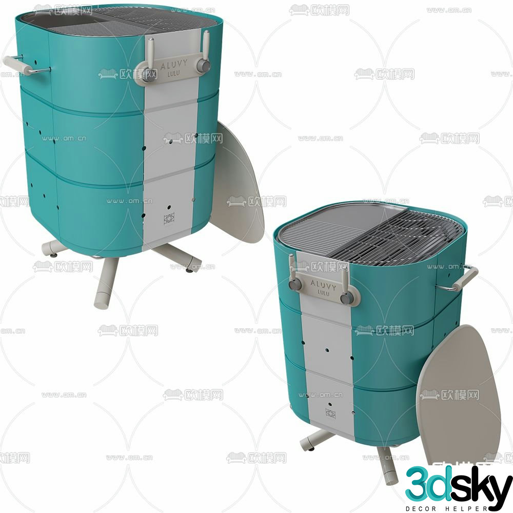 BBQ grill 3d model