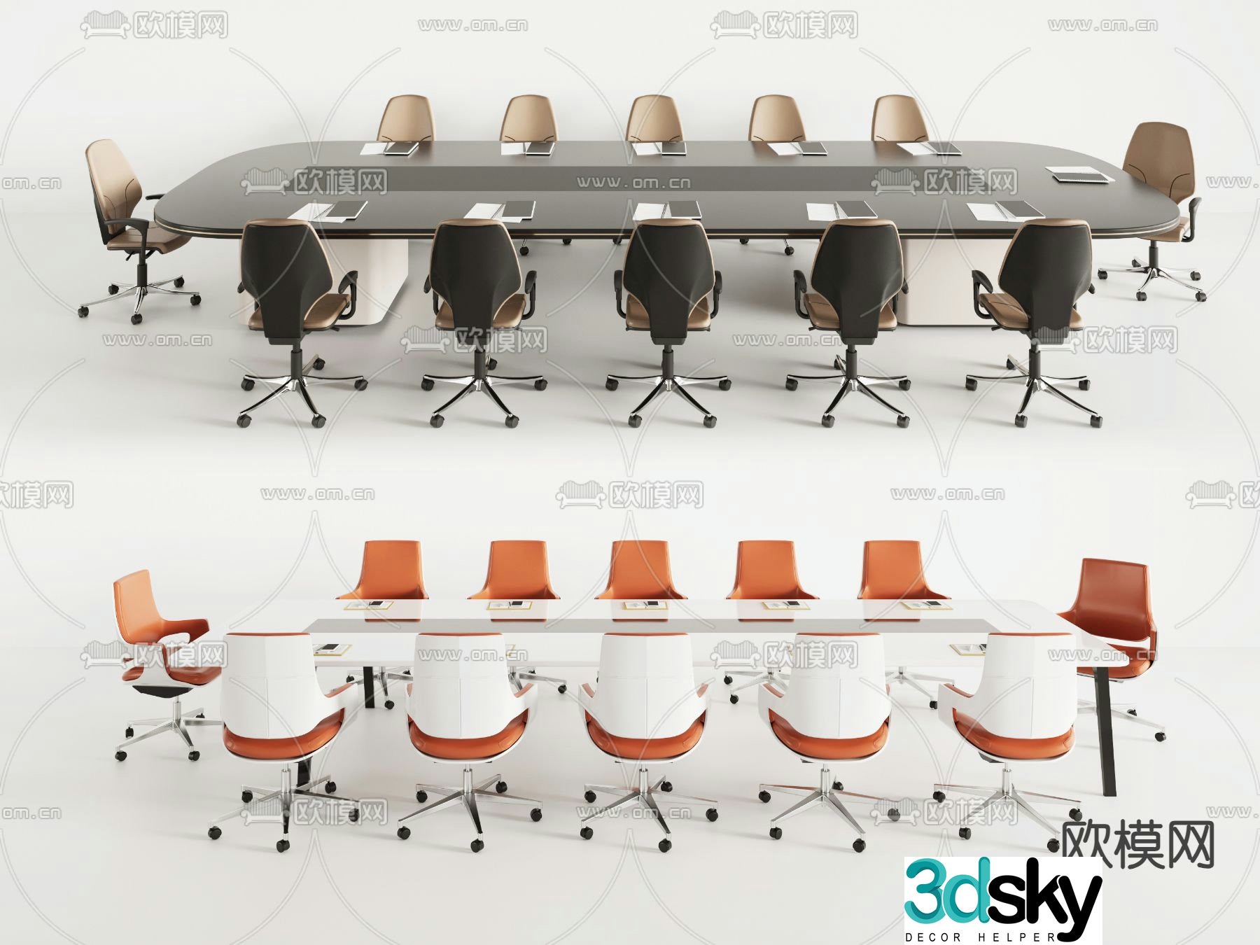 conference table conference table 3d model