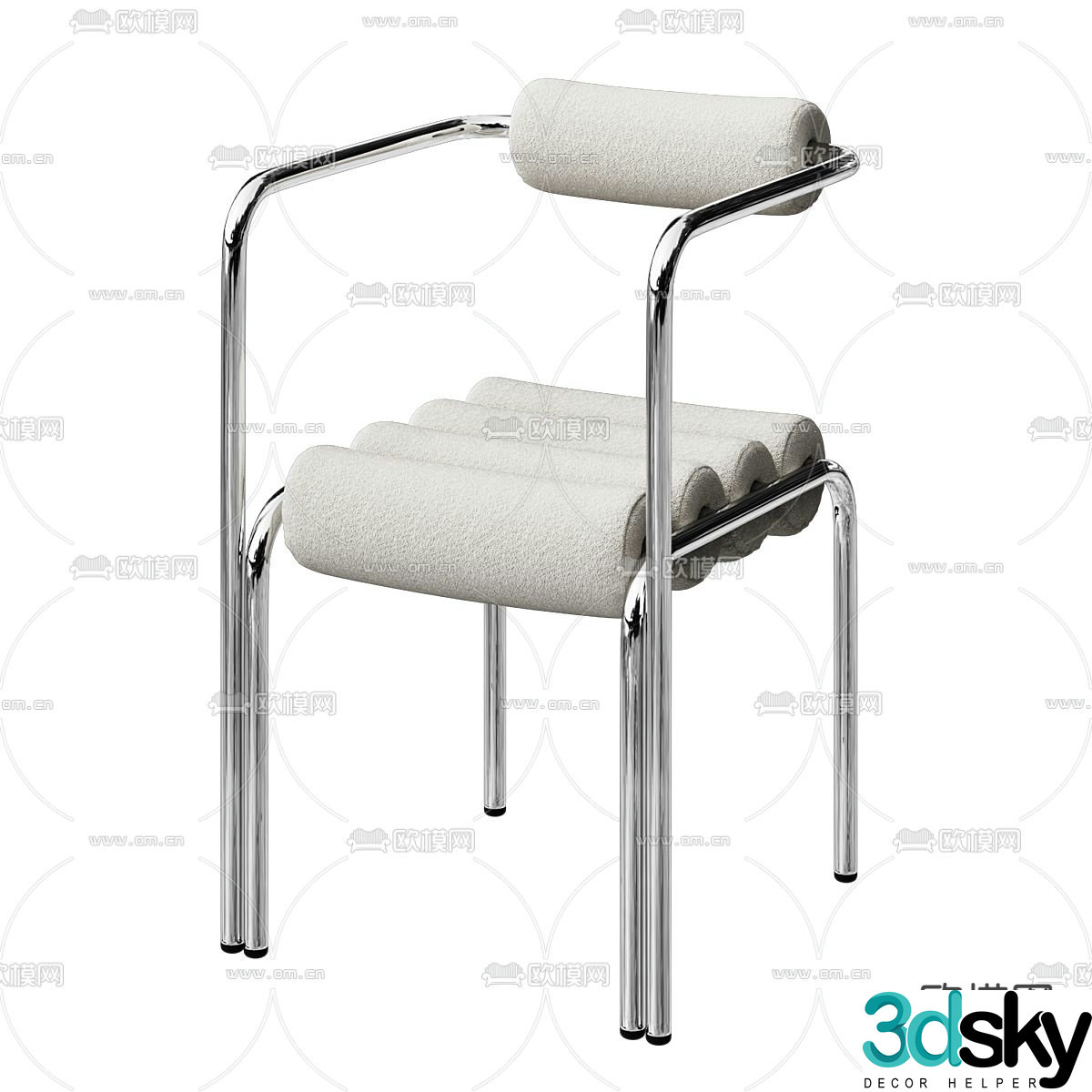 EGEG chair leisure chair 3d model