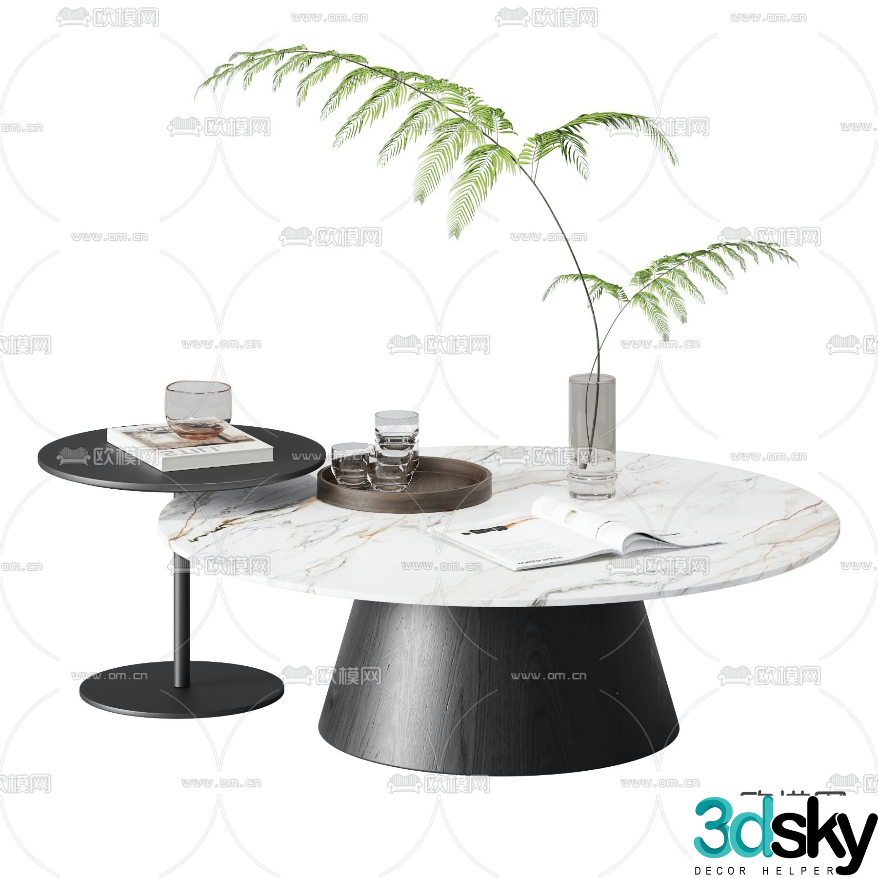 3D model of mother-in-law coffee table