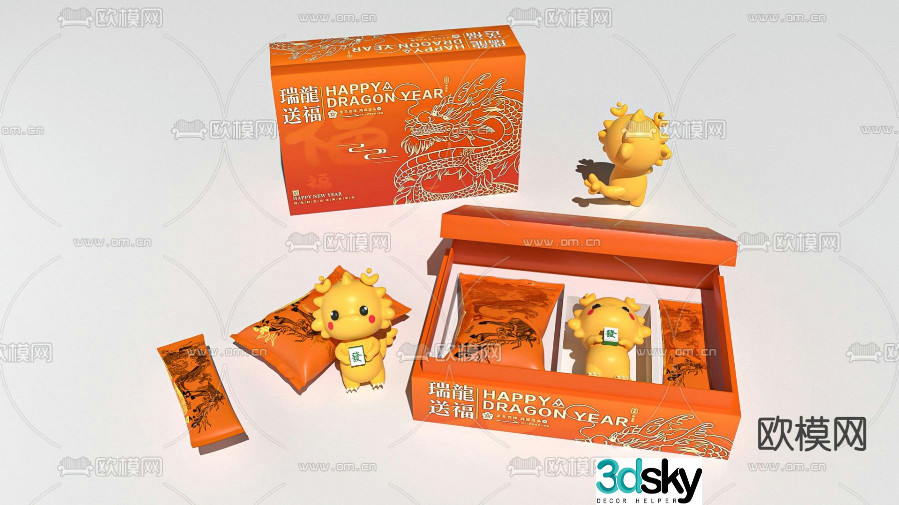 IP character toys cartoon sculptures hand-made 3D models
