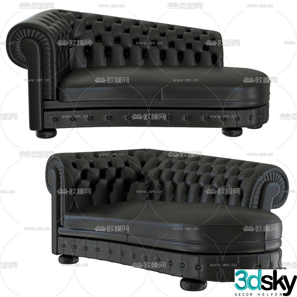 Doimo chaise longue 3d model