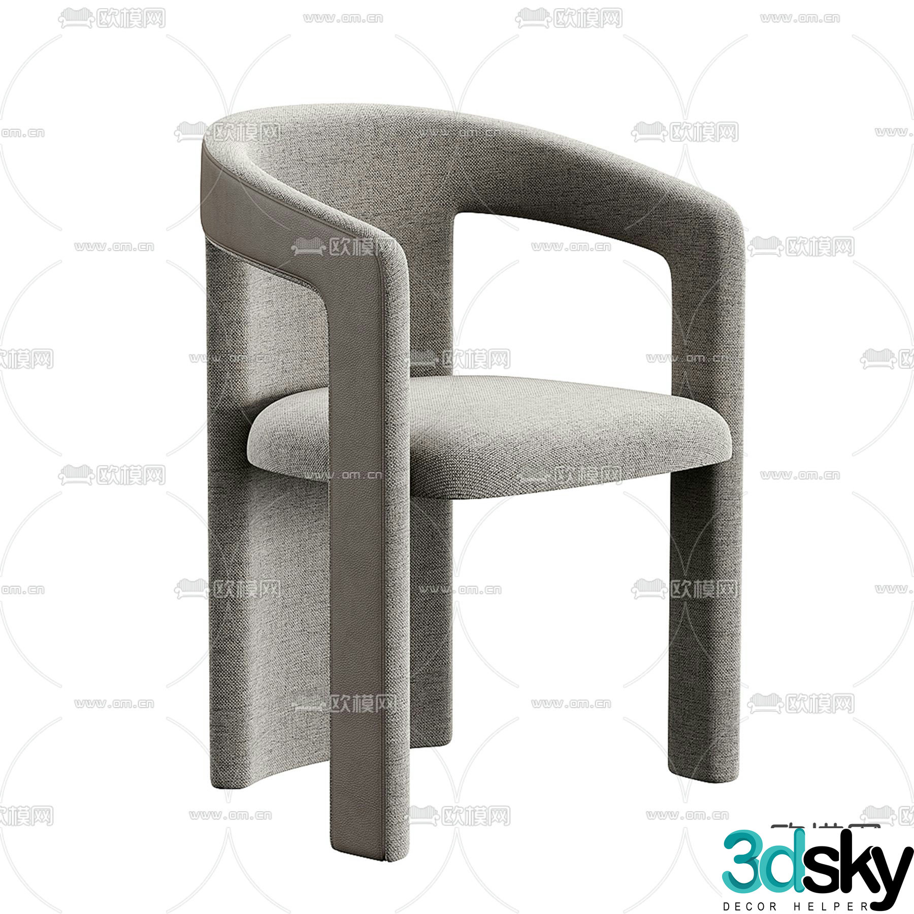 holt konishev chair dining chair lounge chair 3d model