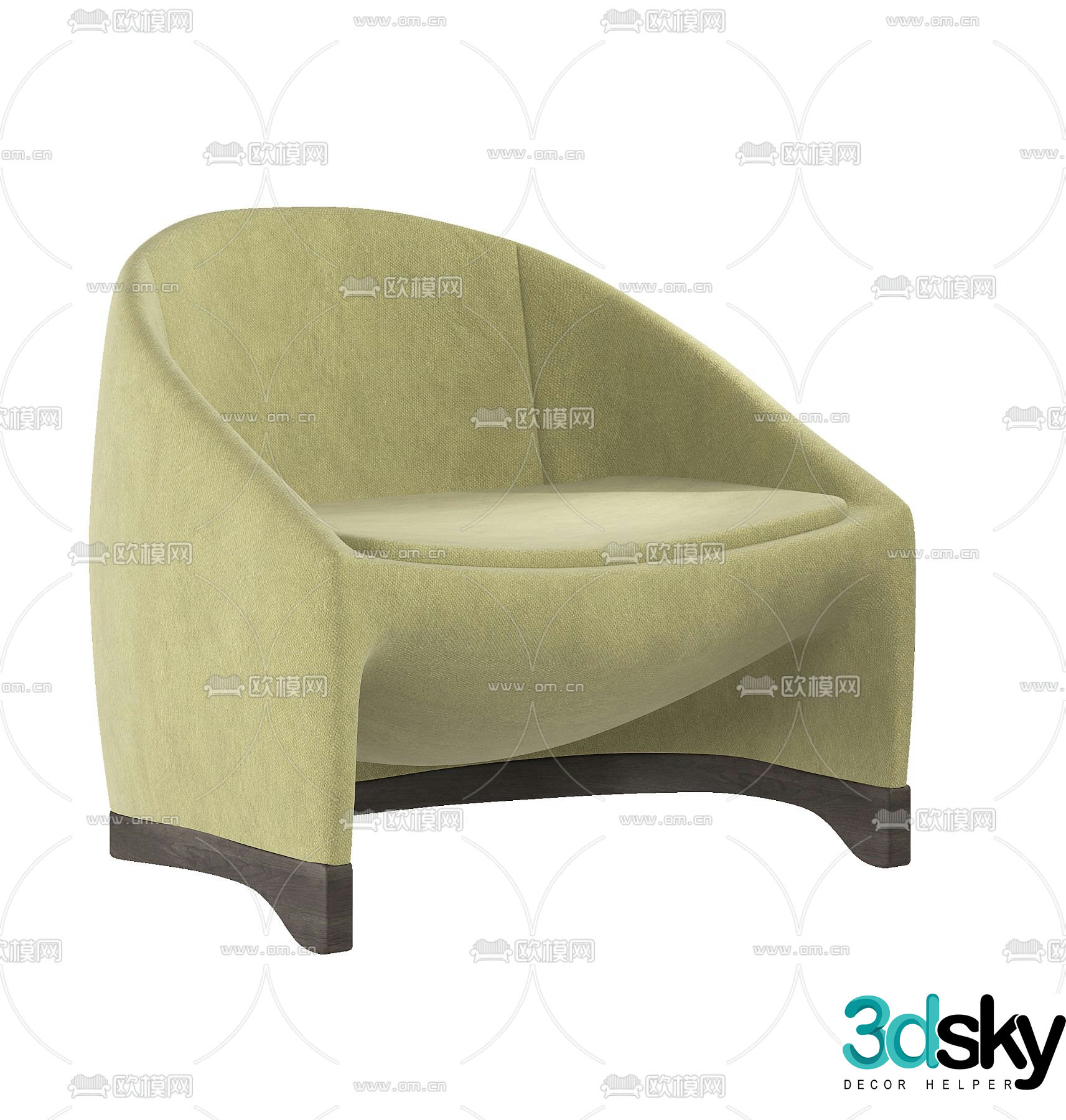 urri sofa chair leisure chair 3d model