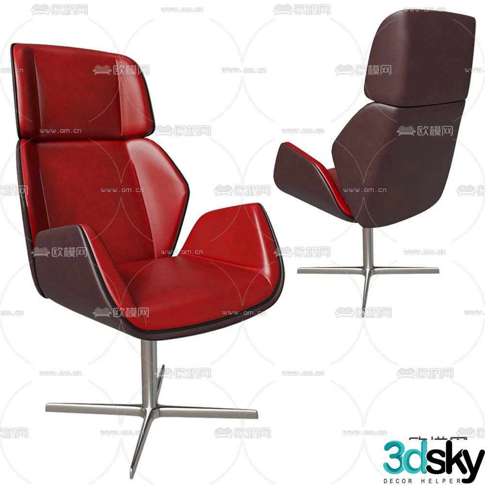 Sitlosophy office chair executive chair boss chair 3d model