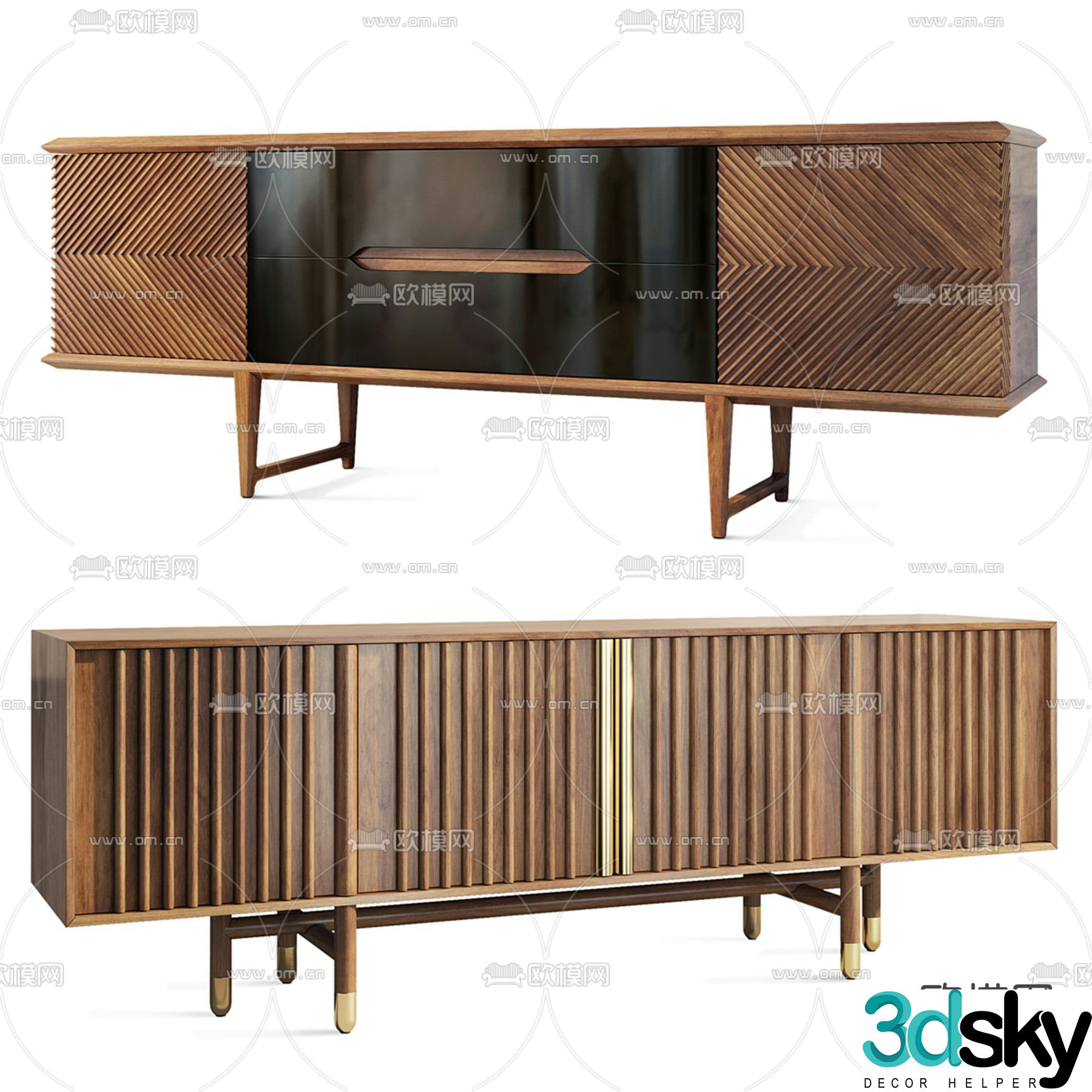 TV cabinet 3d model
