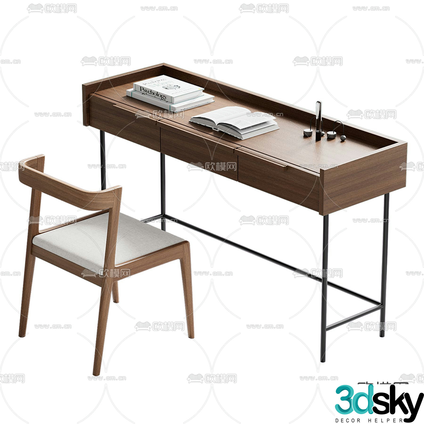 desk chair 3d model